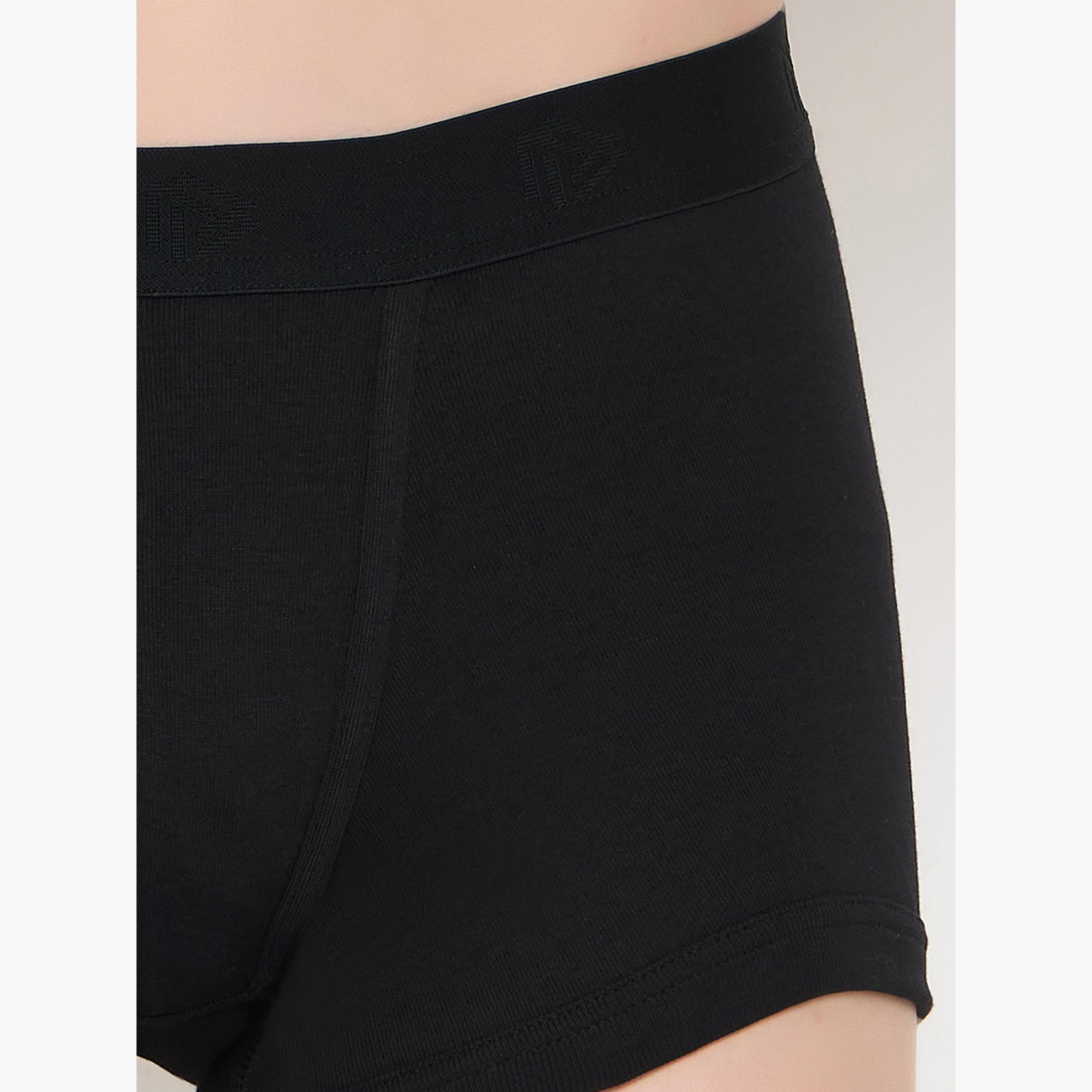 John Player Pack of 2 - Plain Trunks -100% Cotton-men-clothing-innerwear-underwear-image-6