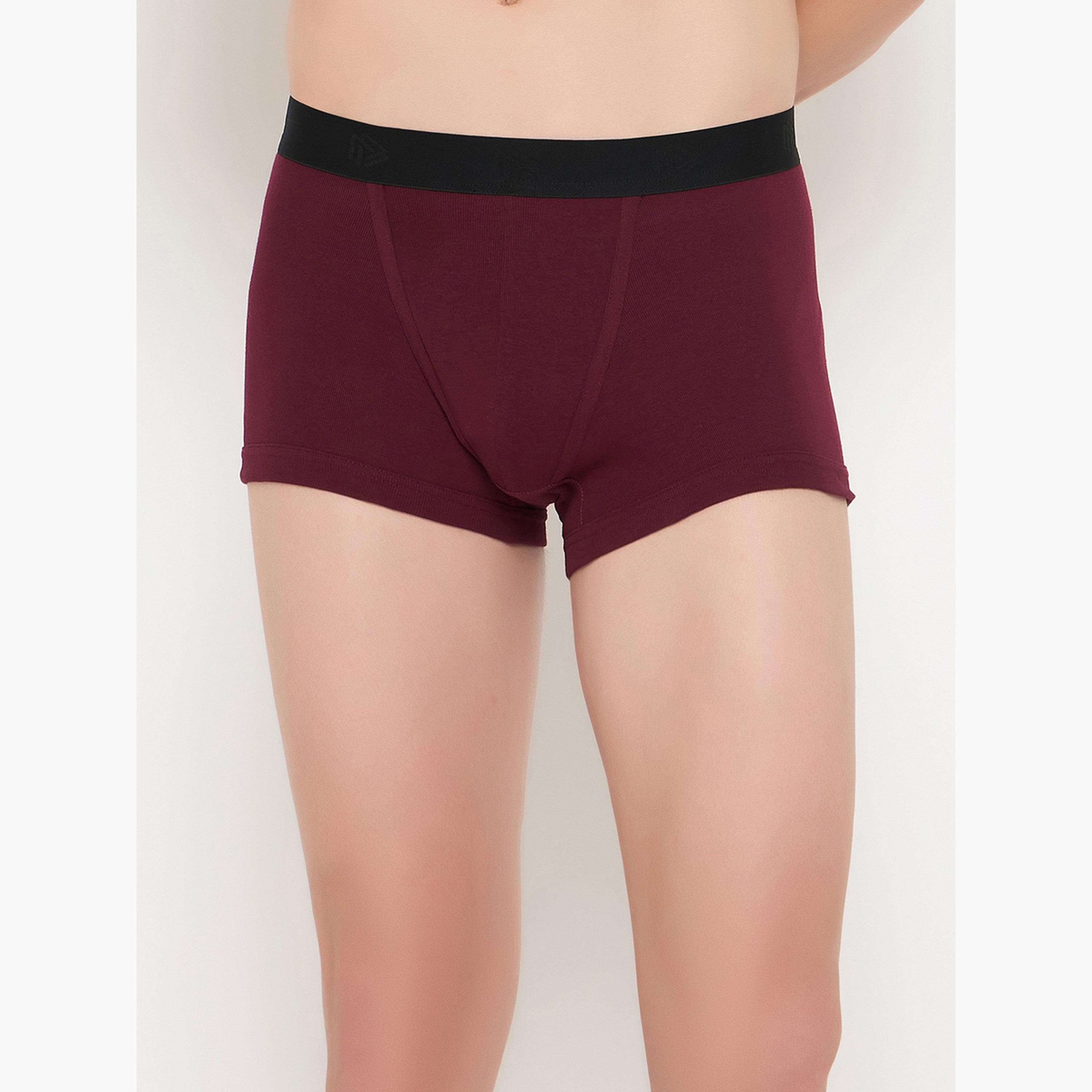 طقم من 2 سراويل داخلية سادة قطن 100%-men-clothing-innerwear-underwear-image-3
