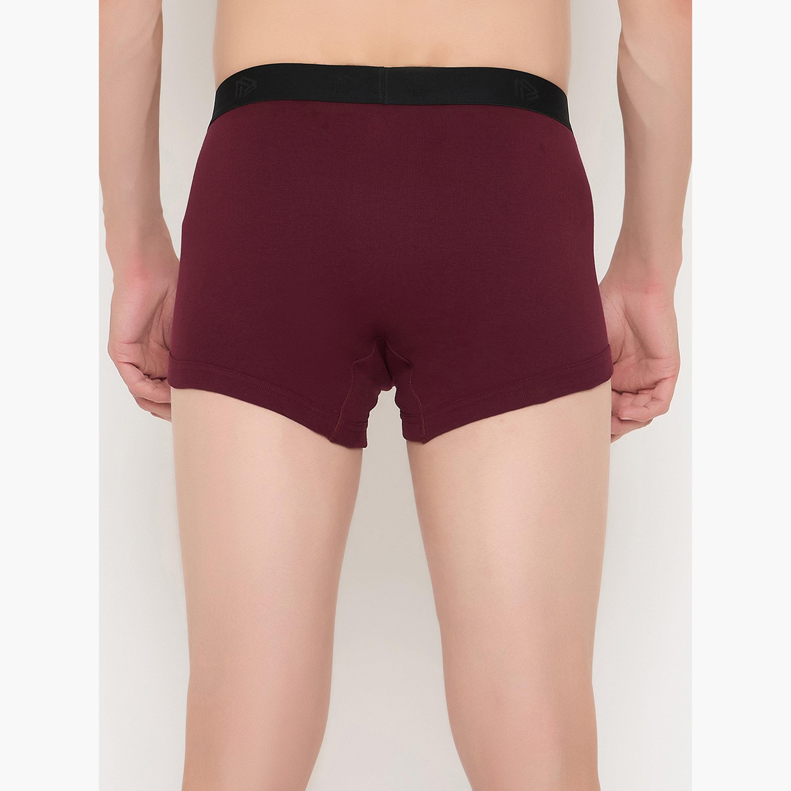 John Player Pack of 2 - Plain Trunks -100% Cotton-men-clothing-innerwear-underwear-image-5