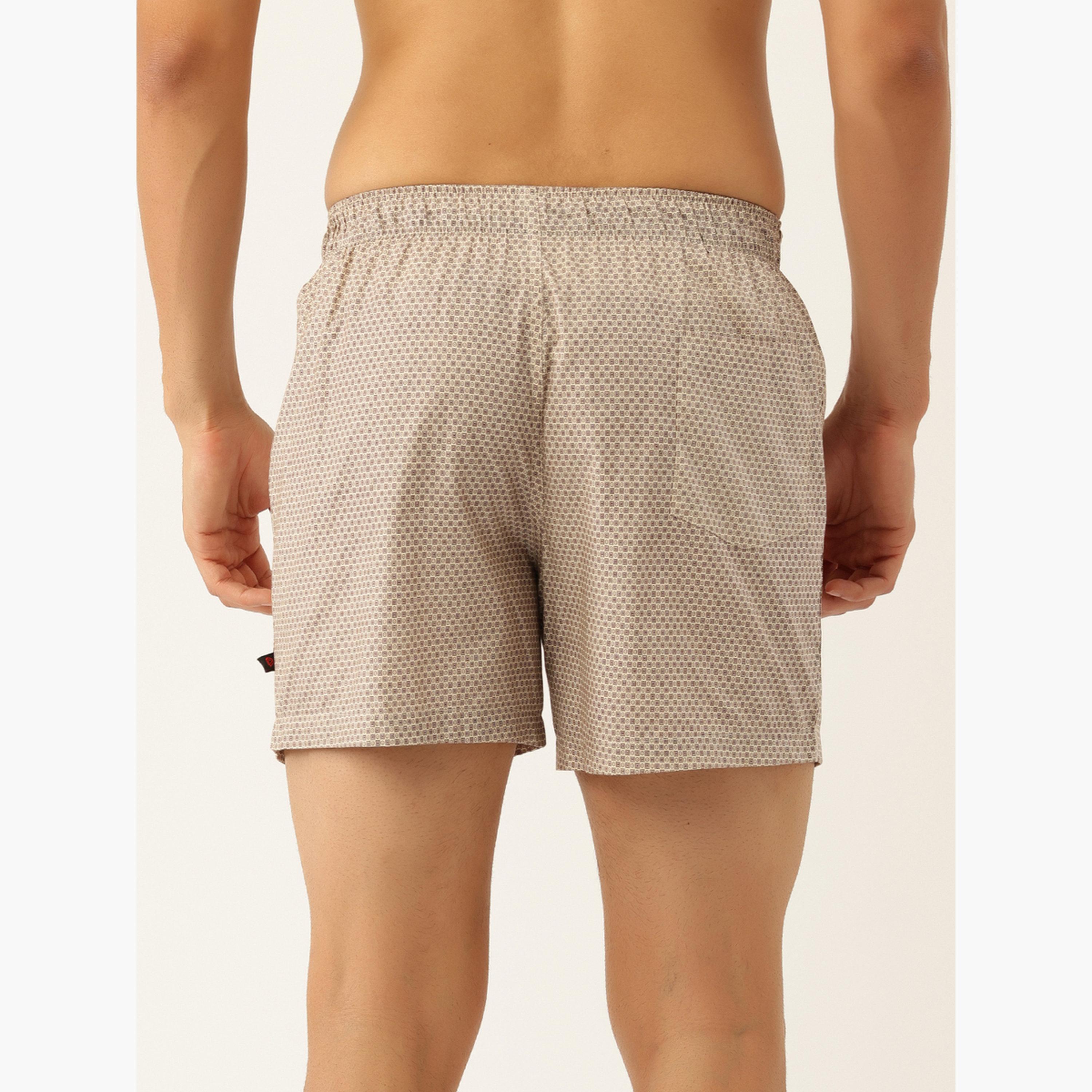 John Player Pack of 2 - Cotton  Geometric Print Boxers-men-clothing-innerwear-underwear-image-5