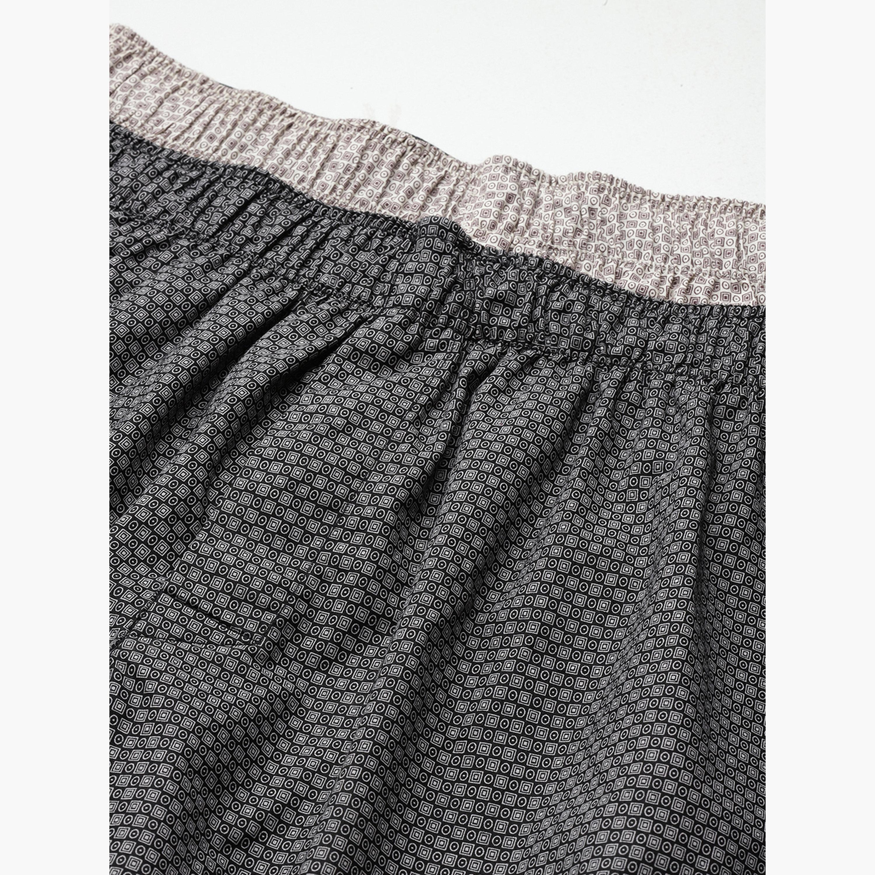 John Player Pack of 2 - Cotton  Geometric Print Boxers-men-clothing-innerwear-underwear-image-6