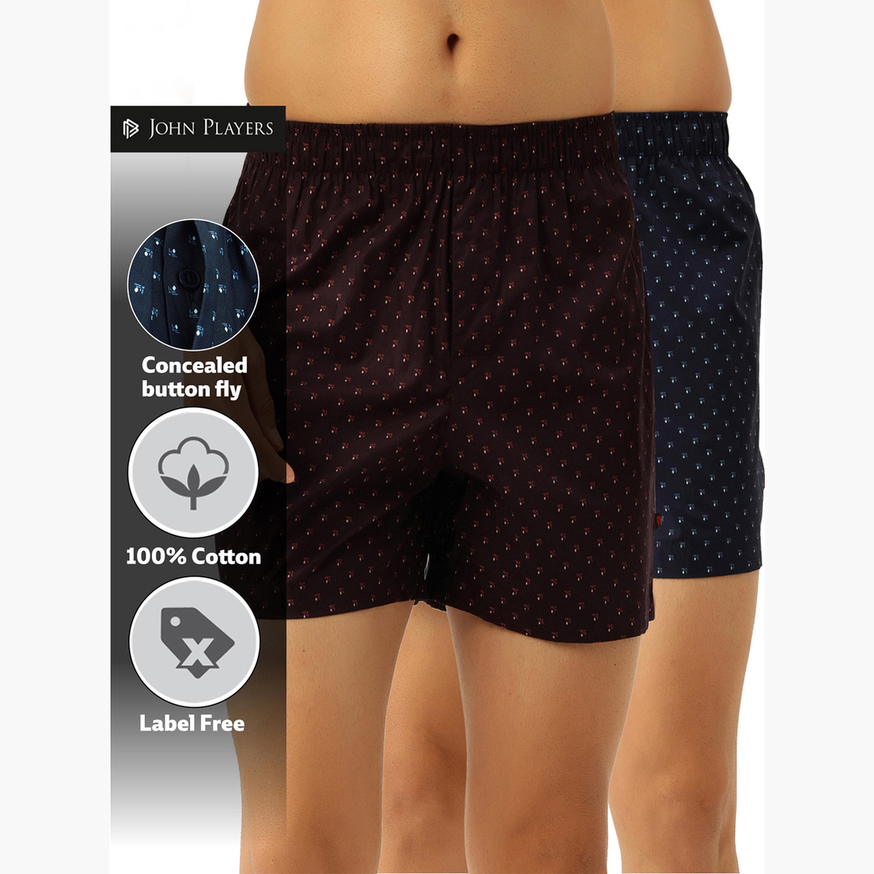 John Player Pack of 2 - Men Printed Cotton Boxers-men-clothing-innerwear-underwear-image-6