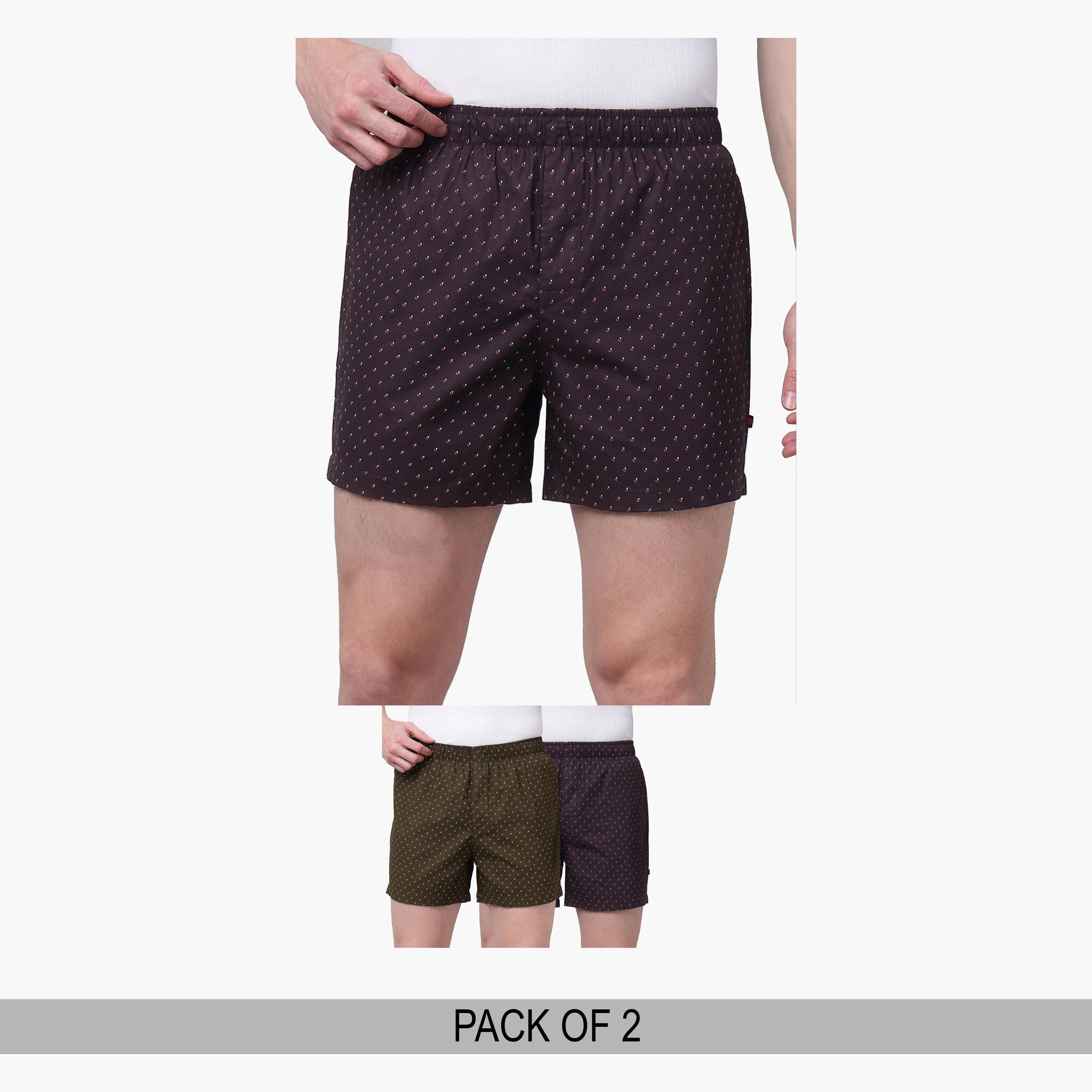 John Player Pack of 2 - Men Printed Cotton Boxers-men-clothing-innerwear-underwear-image-1