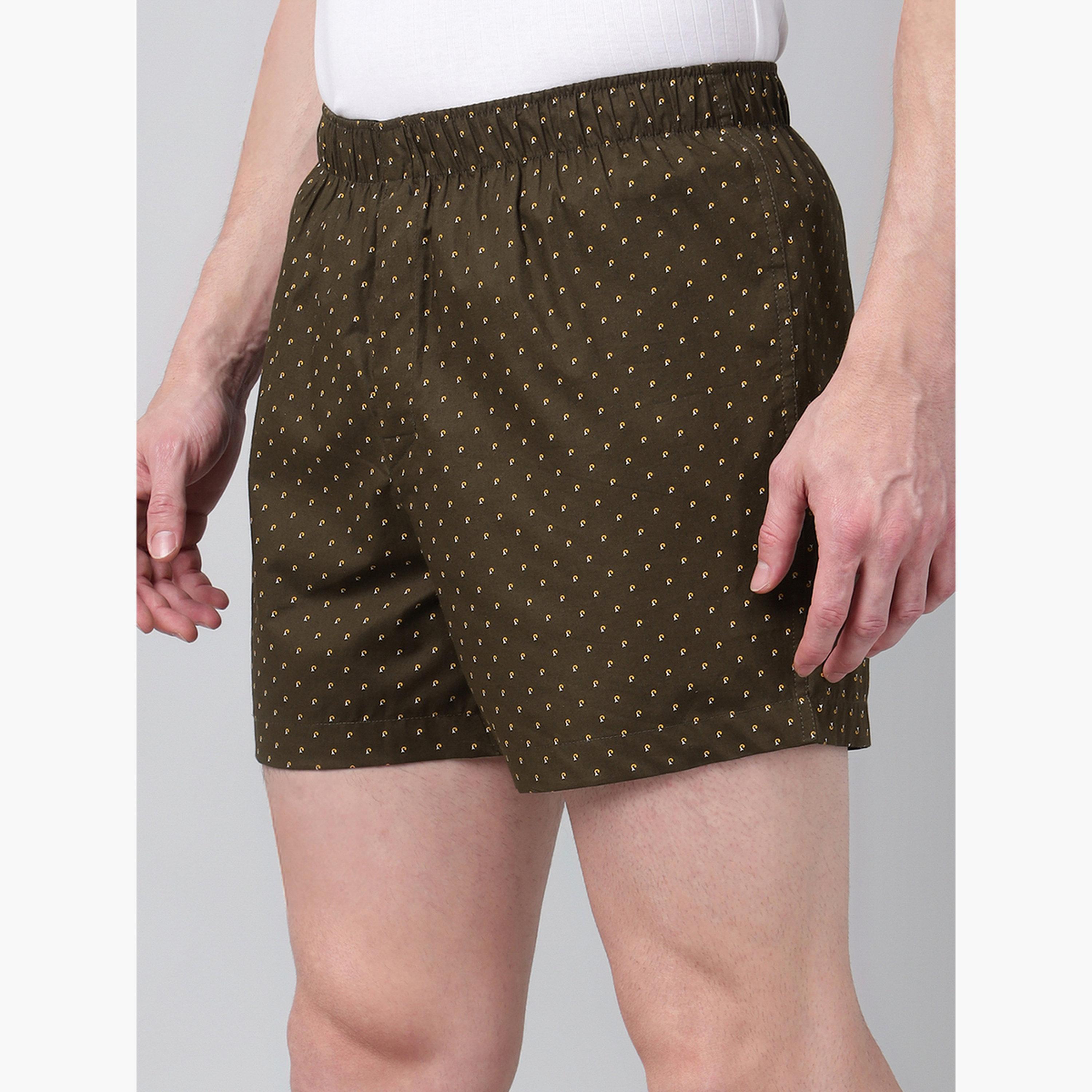 جون بلاير - بوكسر قطني مطبوع للرجال - قطعتين-men-clothing-innerwear-underwear-image-5