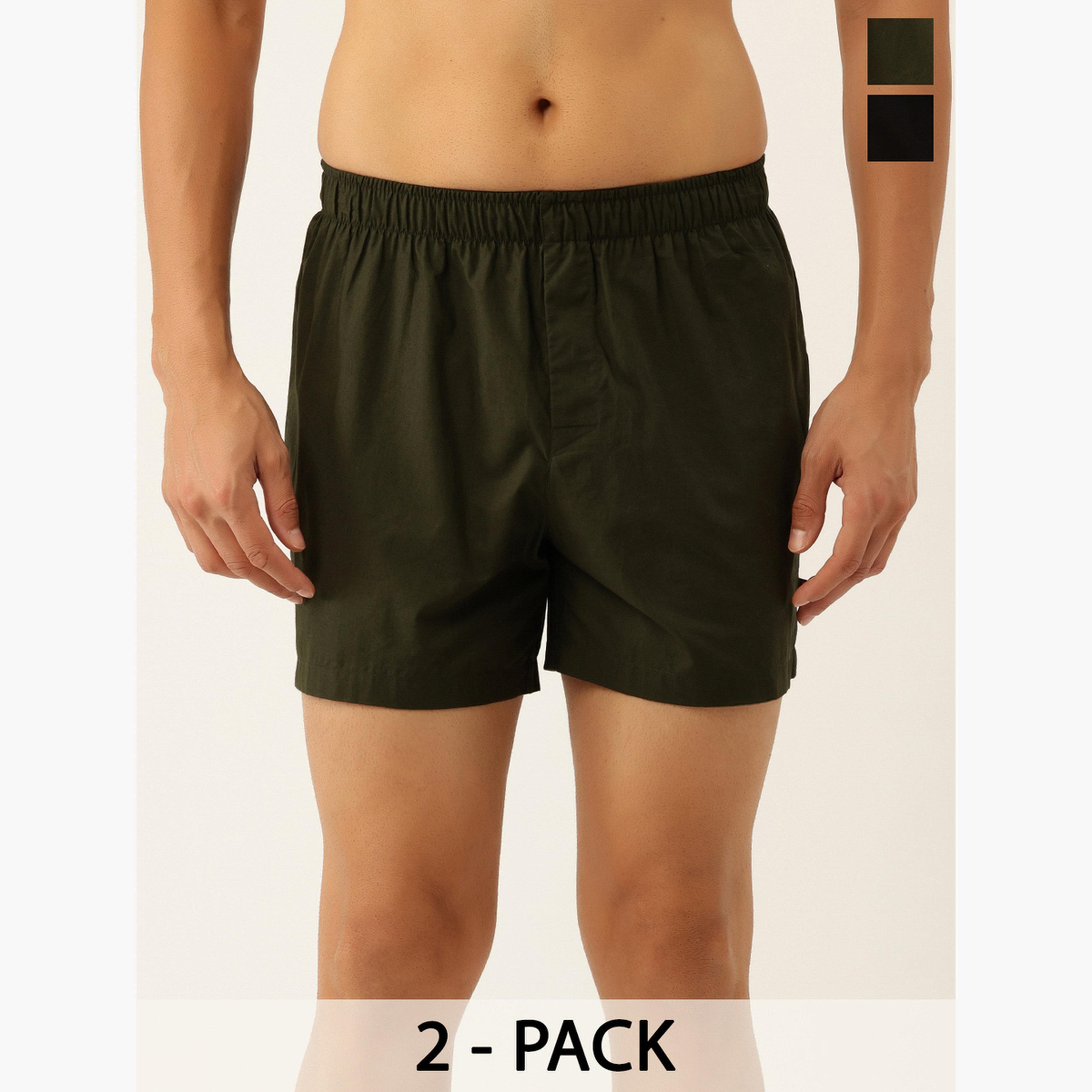John Player Pack of 2 - Men Cotton Boxers-men-clothing-innerwear-underwear-image-1