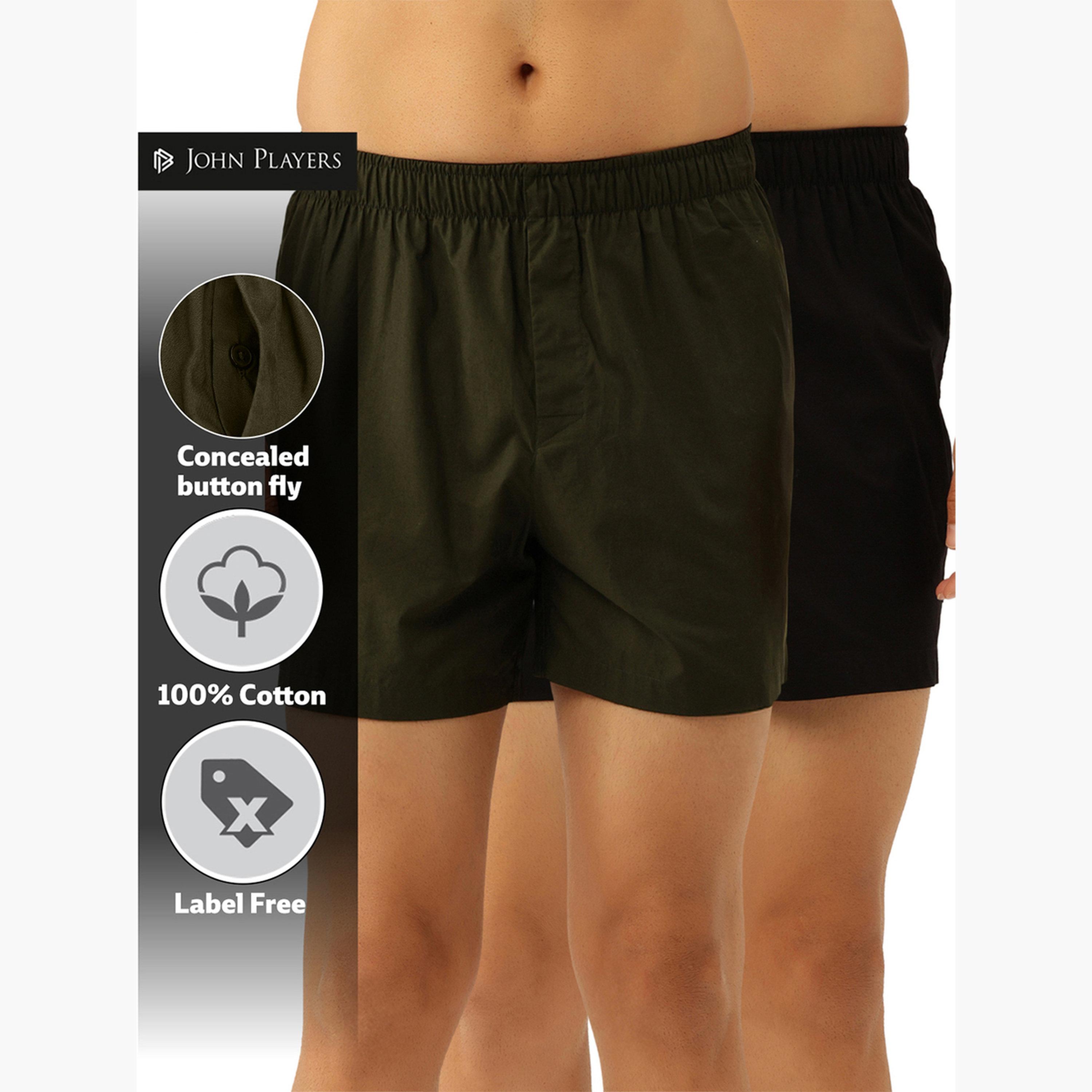 John Player Pack of 2 - Men Cotton Boxers-men-clothing-innerwear-underwear-image-6