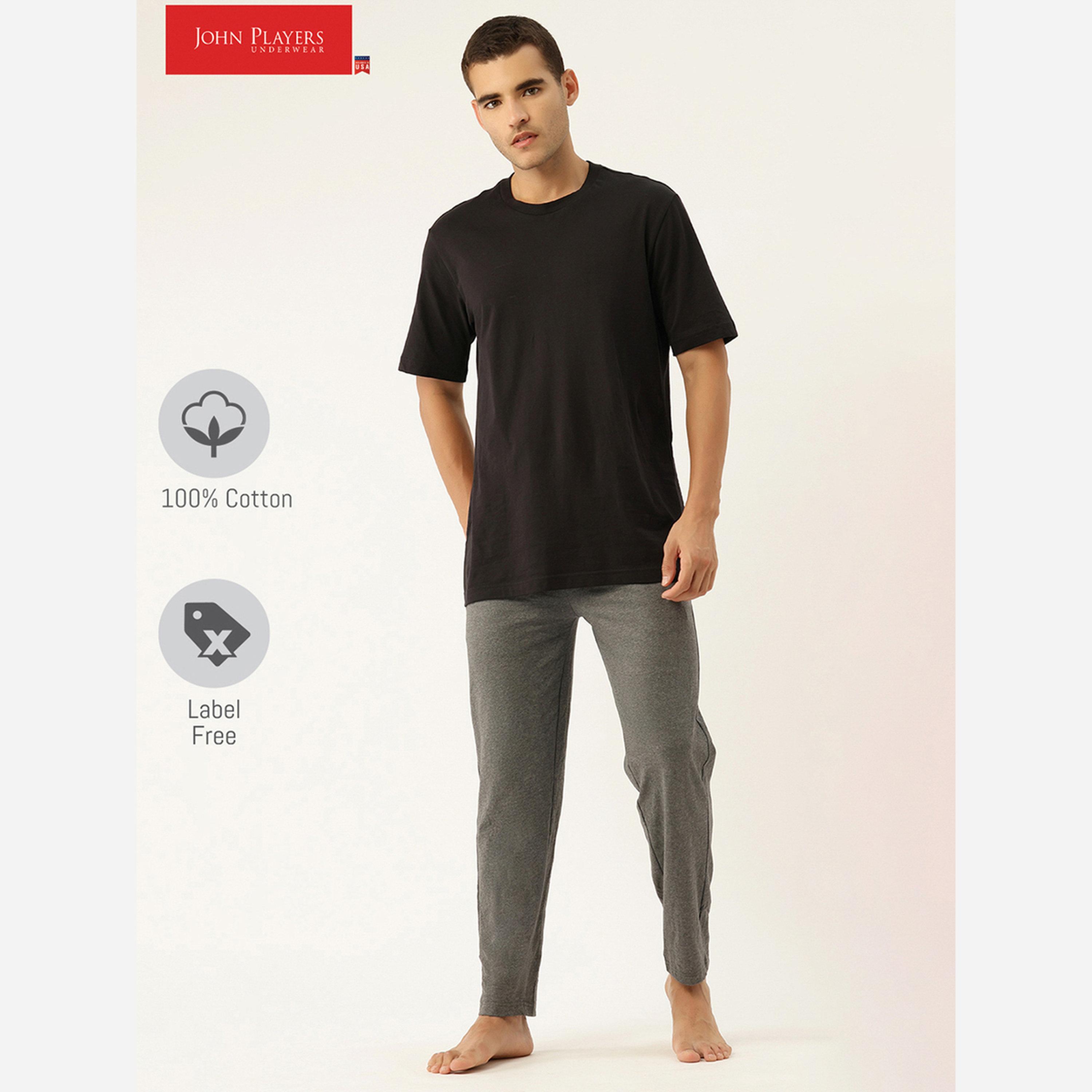 جون بلاير - بنطال رجالي لون رمادي قطن-men-clothing-nightwear-pyjamaandshorts-image-2