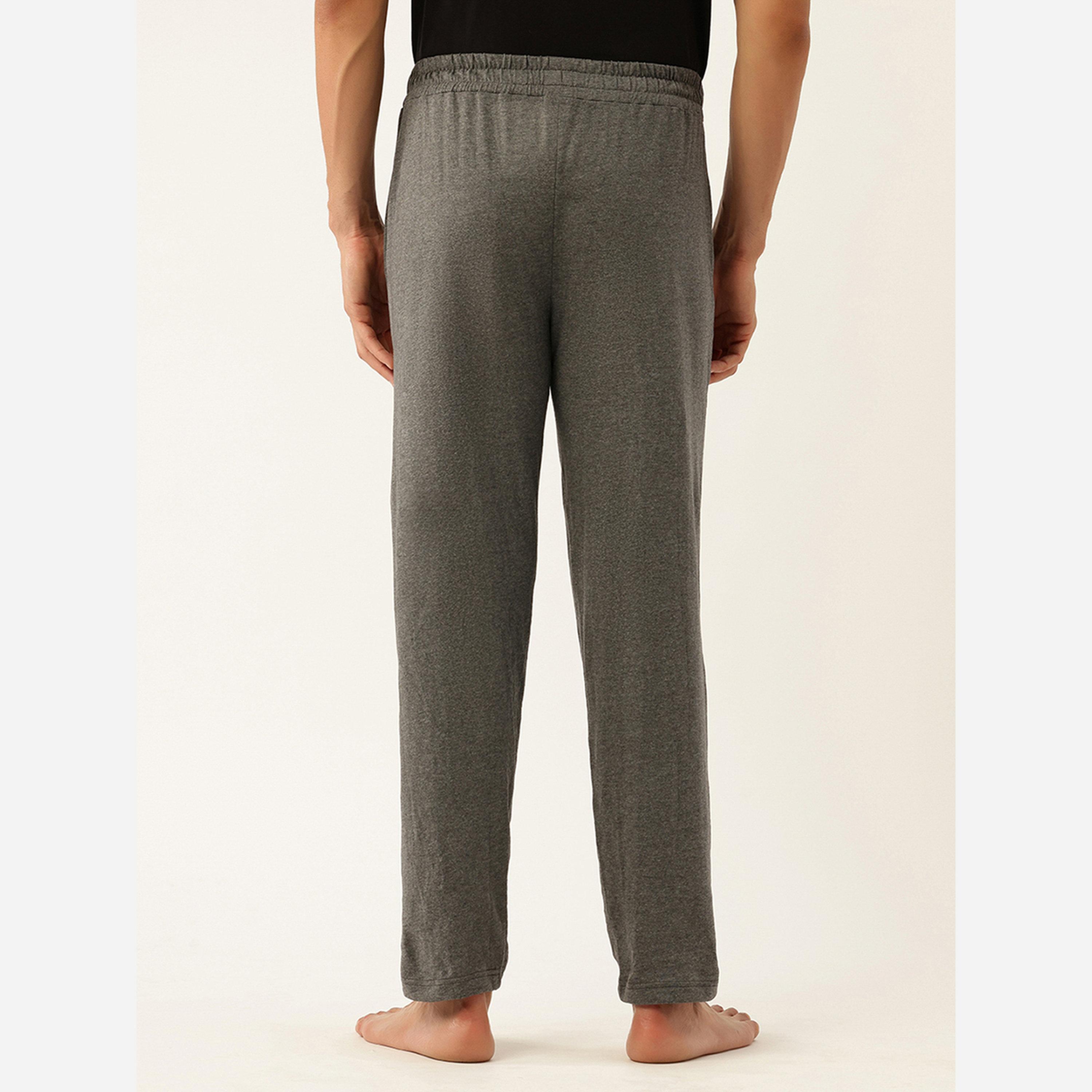 John Player Men Grey Cotton Lounge Pants-men-clothing-nightwear-pyjamaandshorts-image-5