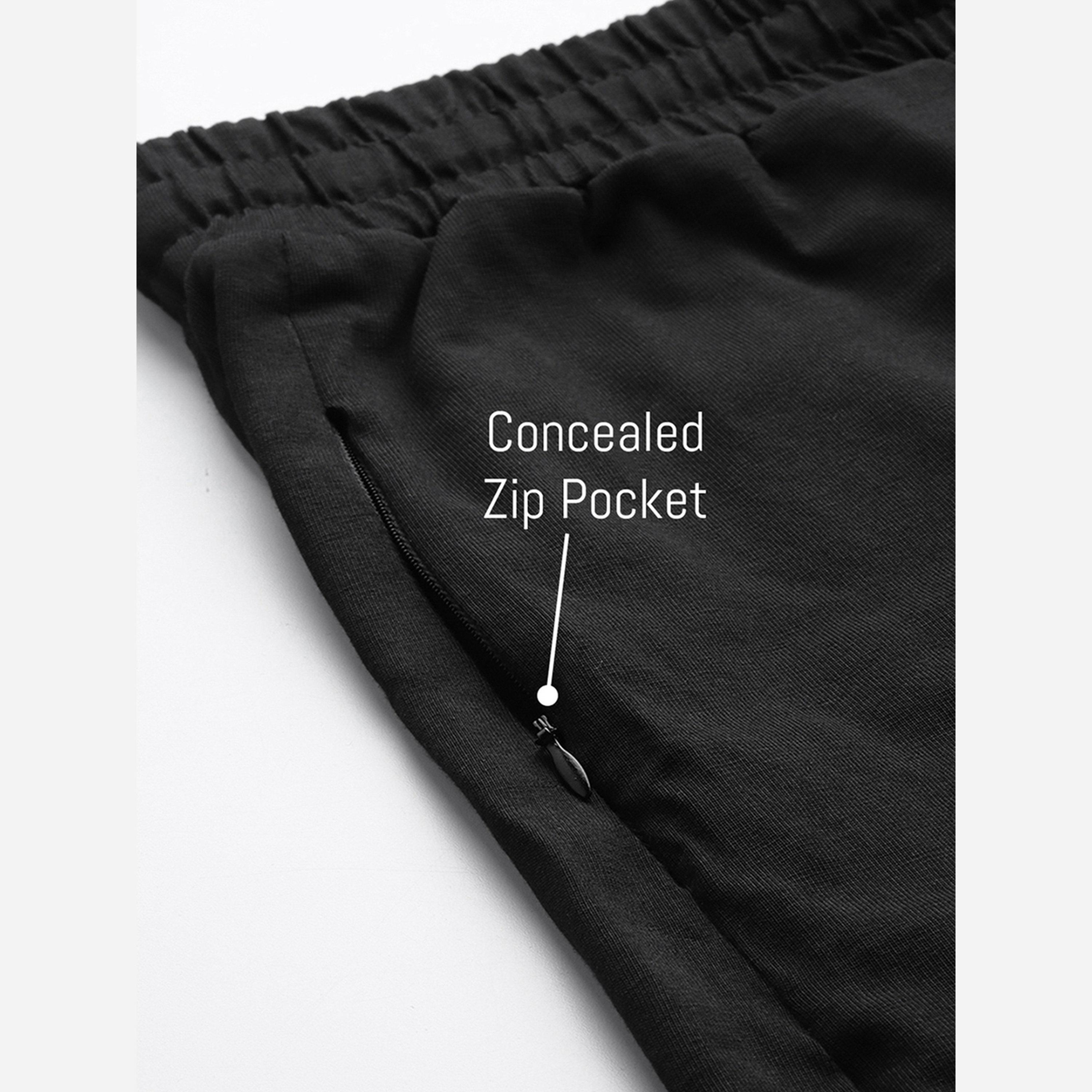 جون بلاير - بنطال رياضي رجالي لون أسود قطن مع رباط-men-clothing-bottoms-joggers-image-6