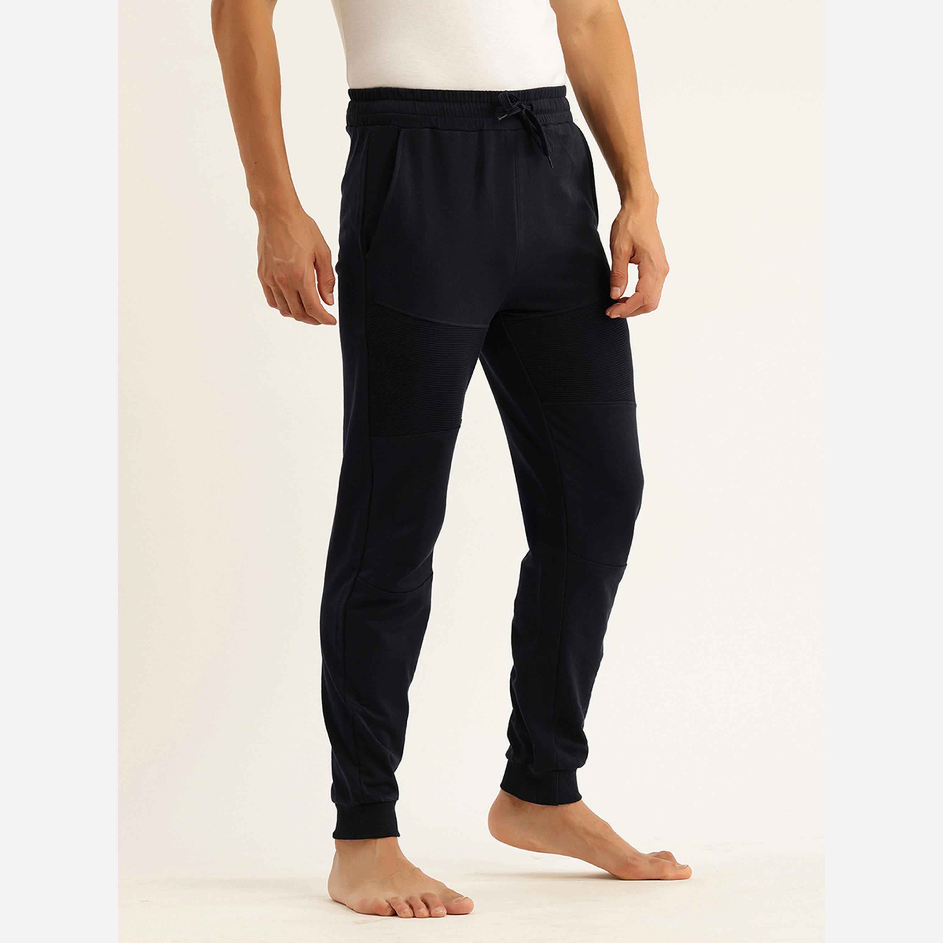 جون بلاير - بنطال رياضي رجالي قطن لون أزرق داكن-men-clothing-nightwear-pyjamaandshorts-image-3