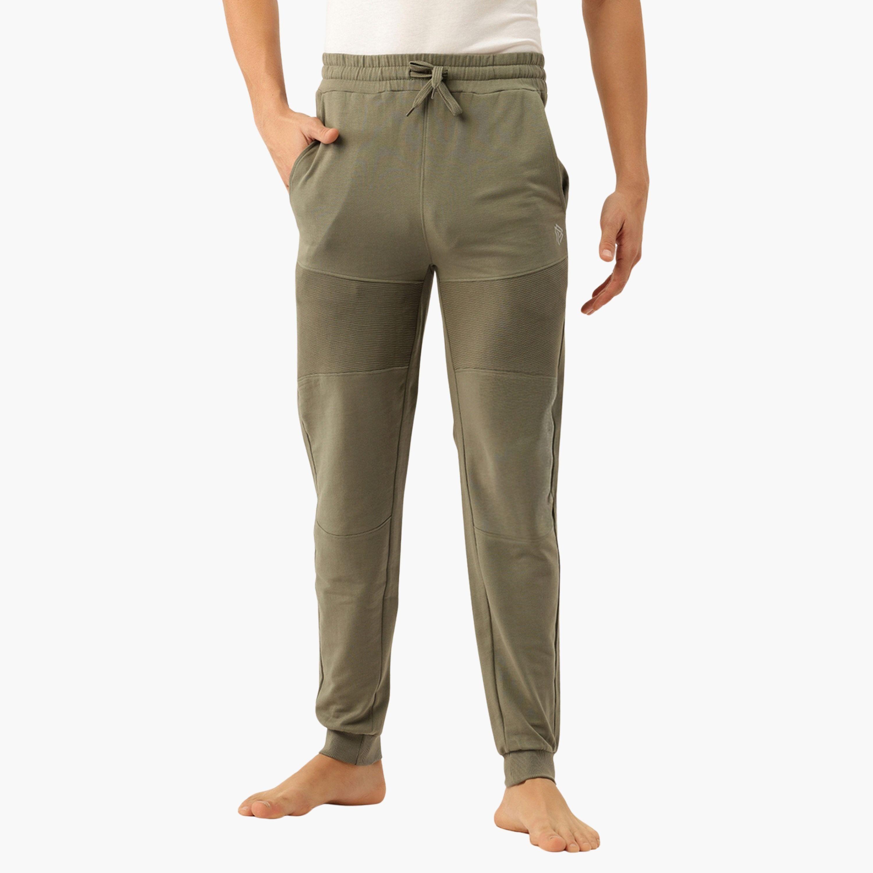 بنطلون جوغر قطن بتفاصيل أمامية-men-clothing-nightwear-pyjamaandshorts-image-1