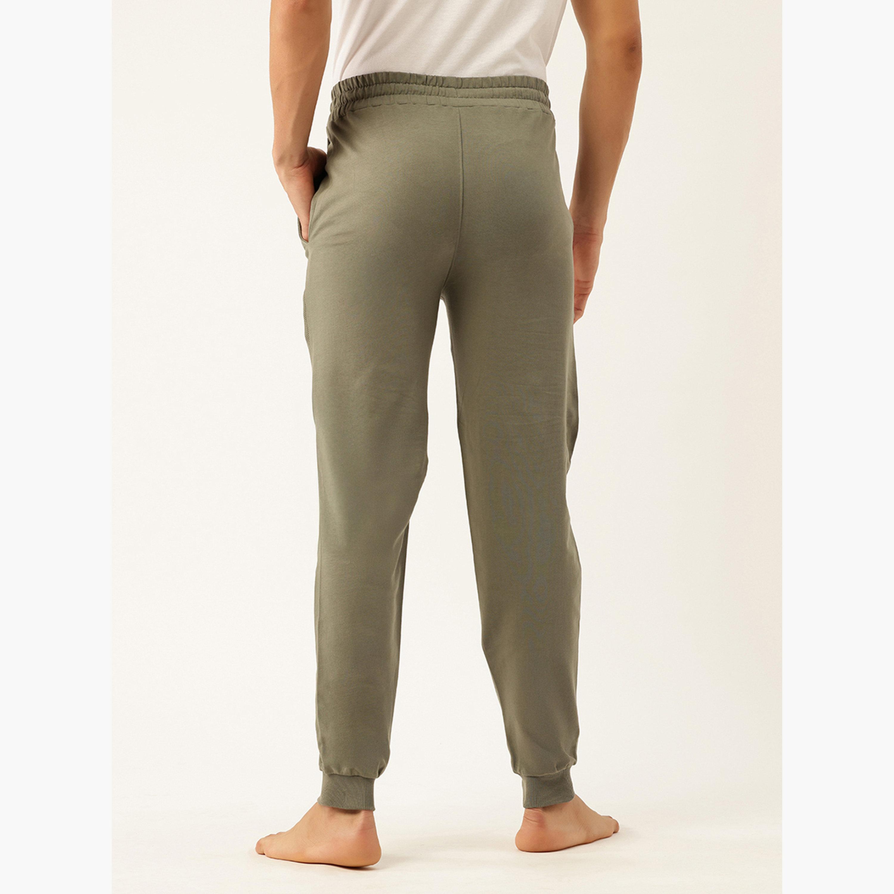 John Player Men Cotton Joggers with Front Panel-men-clothing-nightwear-pyjamaandshorts-image-5