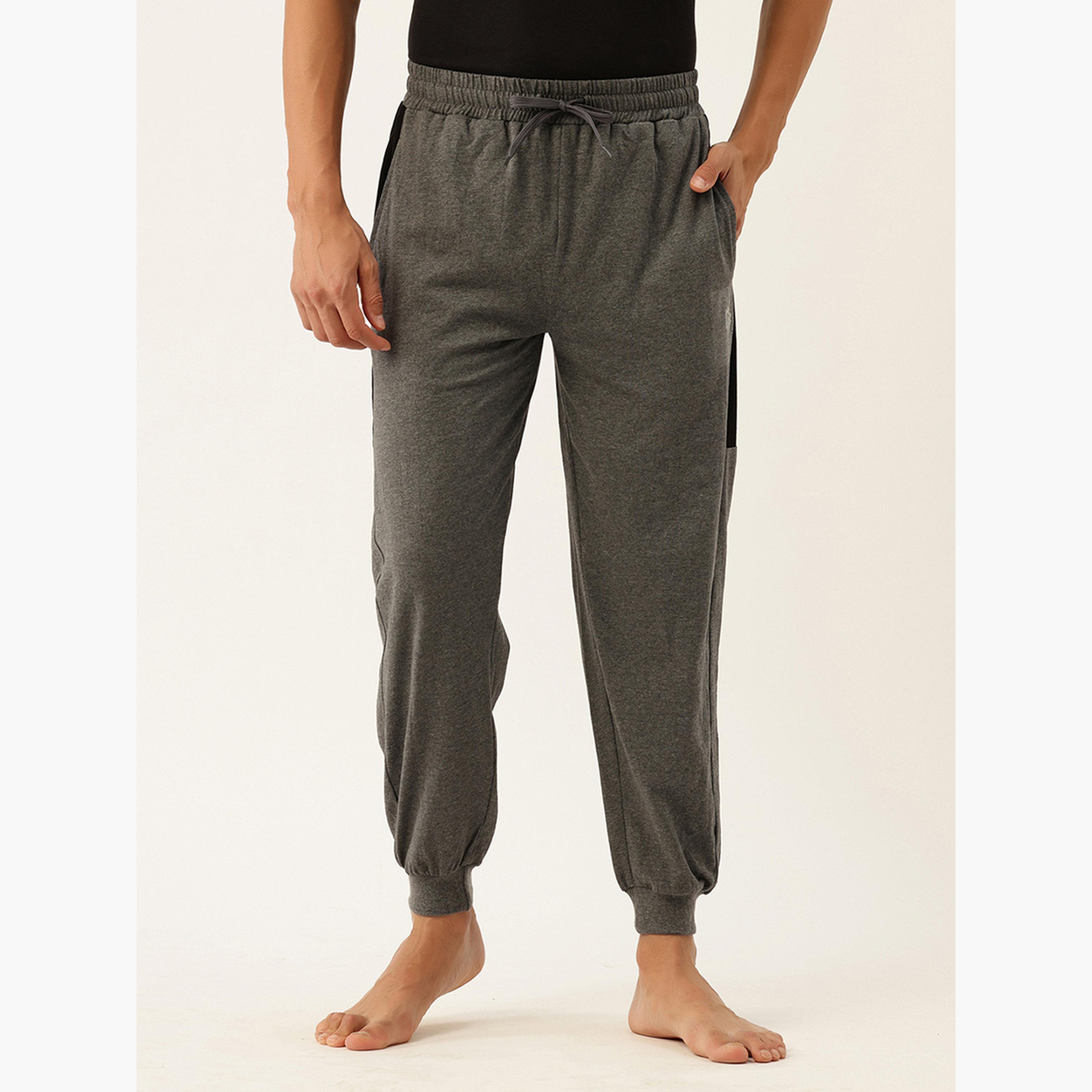 John Player Men Cotton Joggers with Side Panel-men-clothing-nightwear-pyjamaandshorts-image-1