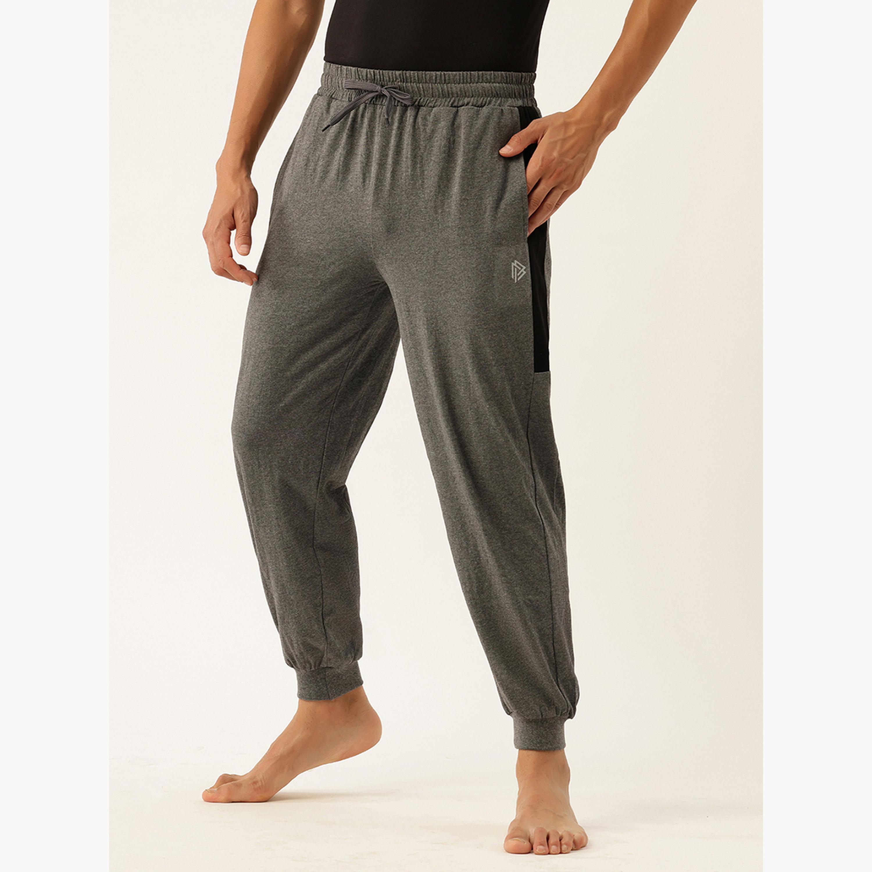 John Player Men Cotton Joggers with Side Panel-men-clothing-nightwear-pyjamaandshorts-image-4