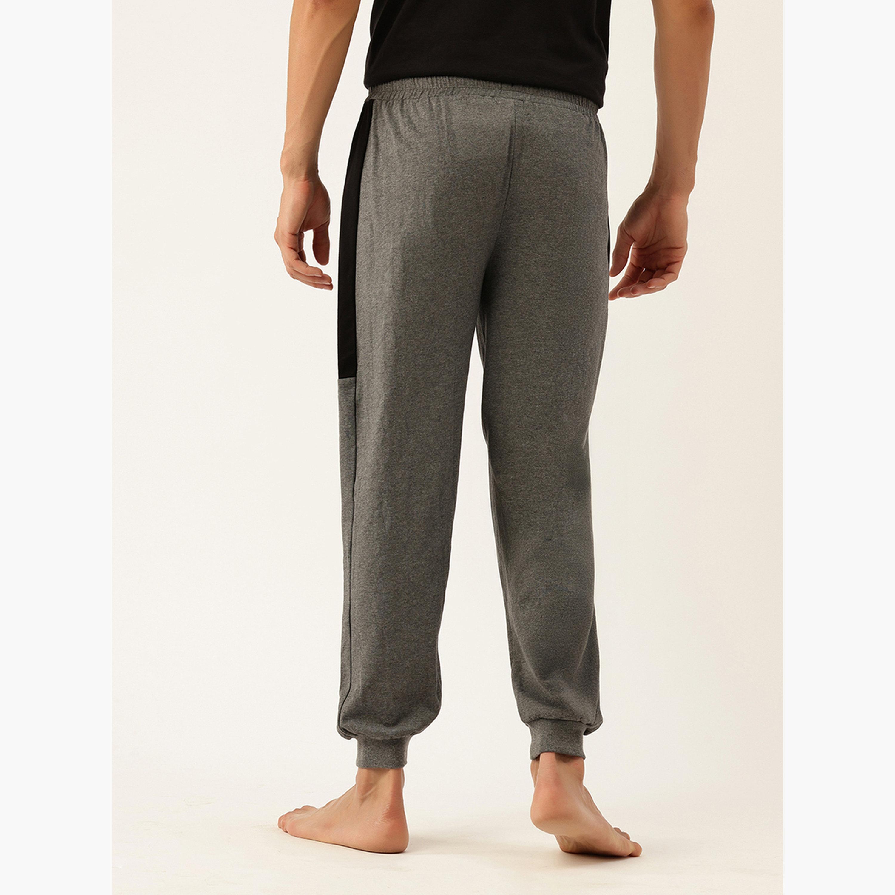 John Player Men Cotton Joggers with Side Panel-men-clothing-nightwear-pyjamaandshorts-image-5
