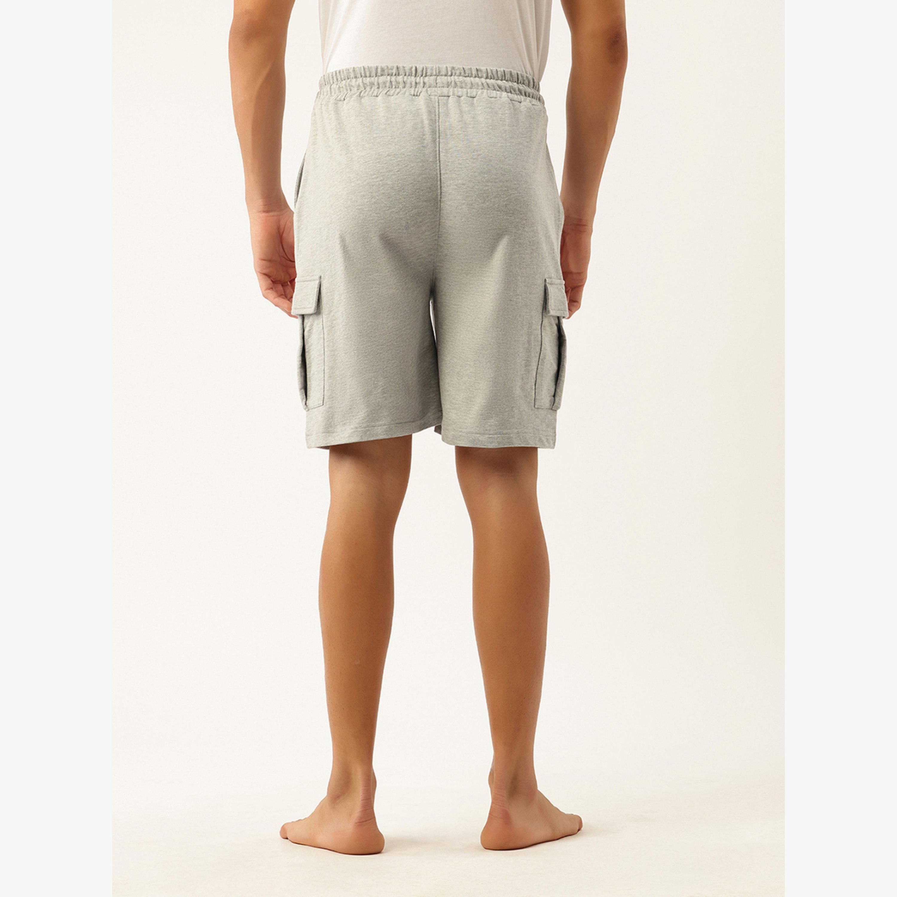 John Player Men Cotton Cargo Shorts-men-clothing-bottoms-shorts-image-5