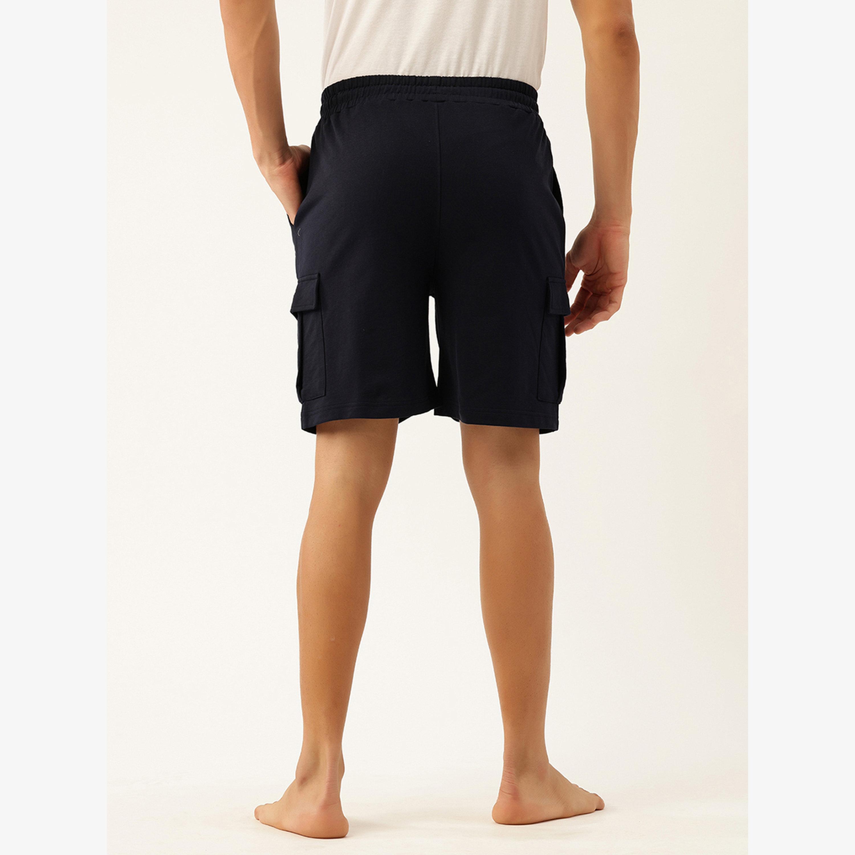 John Player Men Cotton Cargo Shorts-men-clothing-bottoms-shorts-image-5