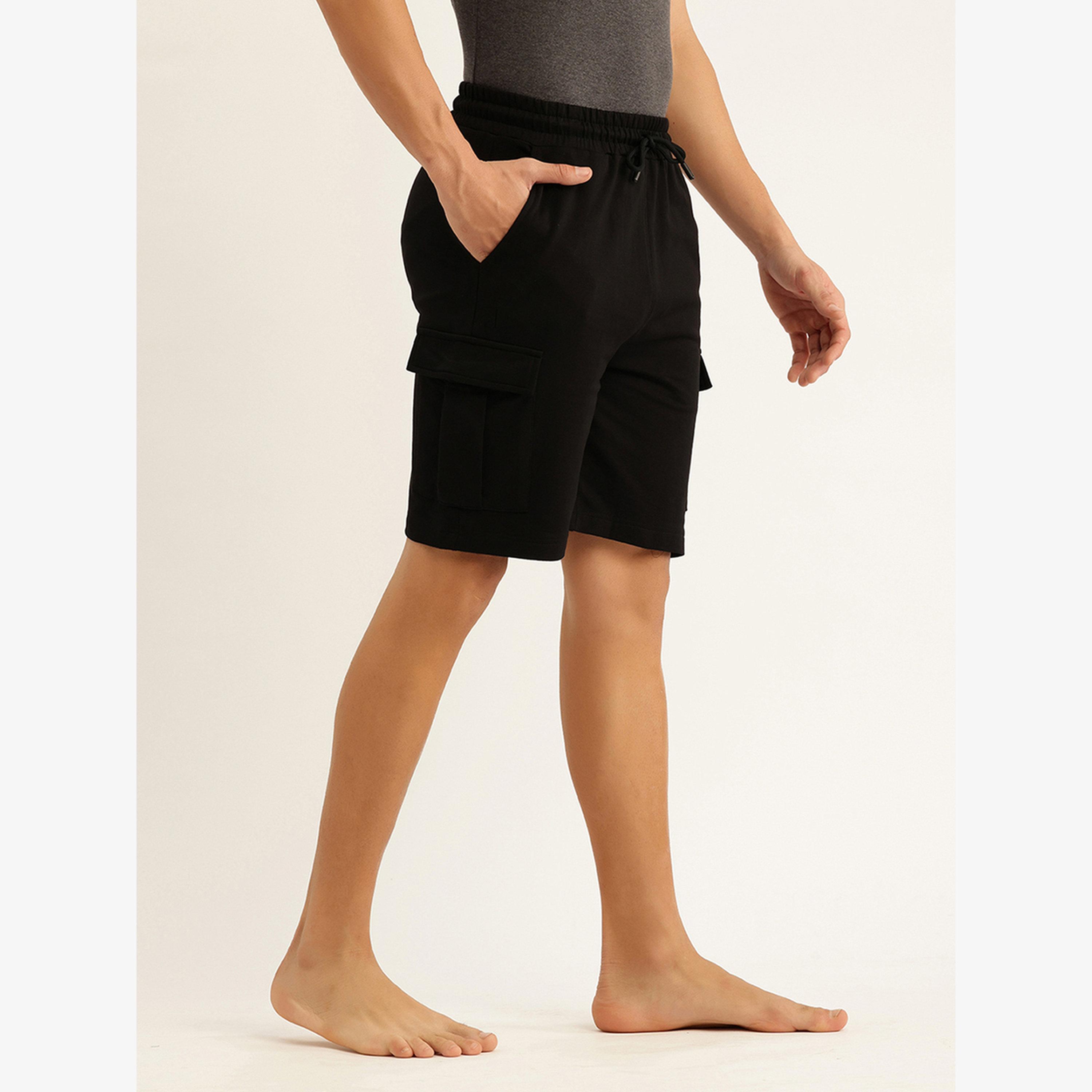 John Player Men Cotton Cargo Shorts-men-clothing-bottoms-shorts-image-3