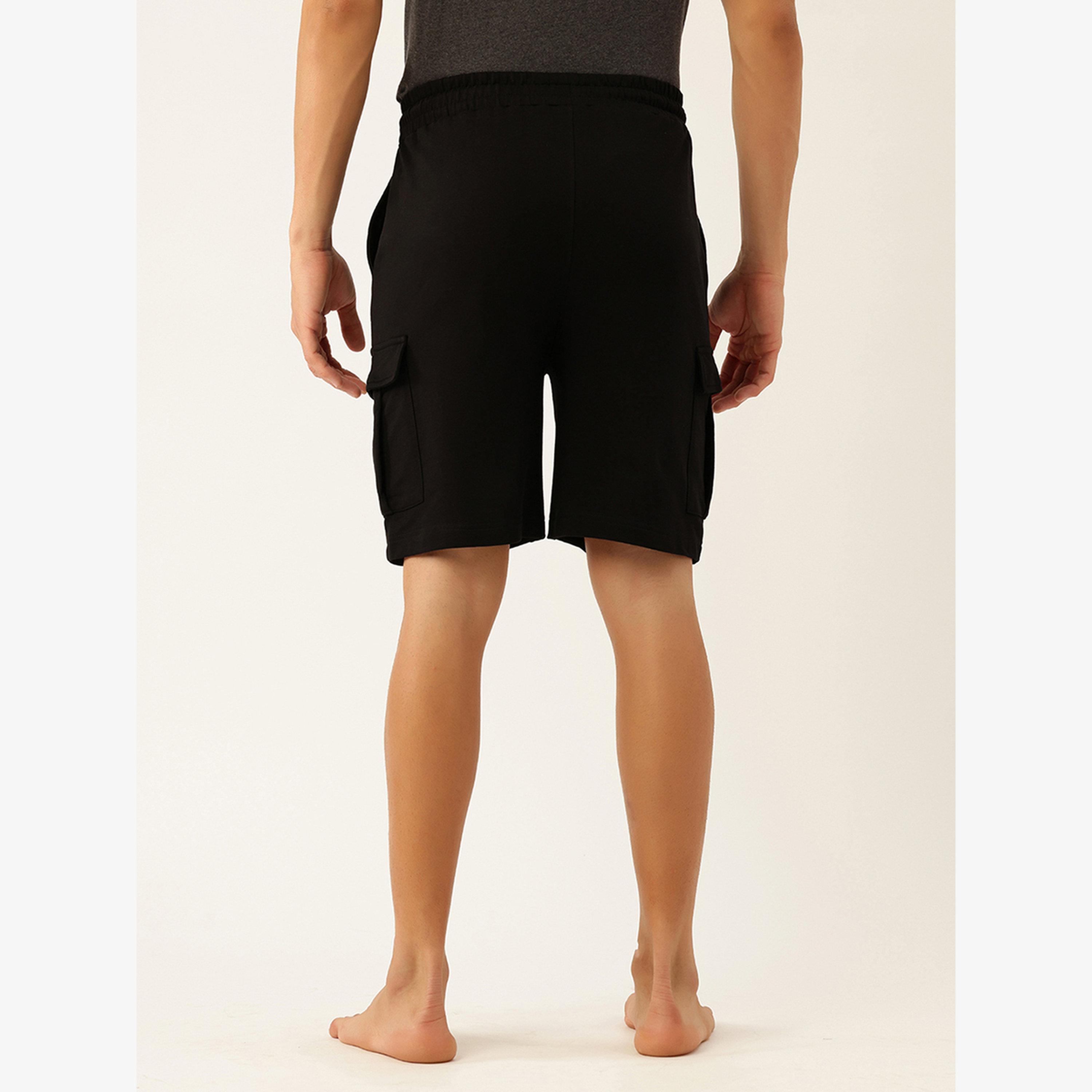 John Player Men Cotton Cargo Shorts-men-clothing-bottoms-shorts-image-5