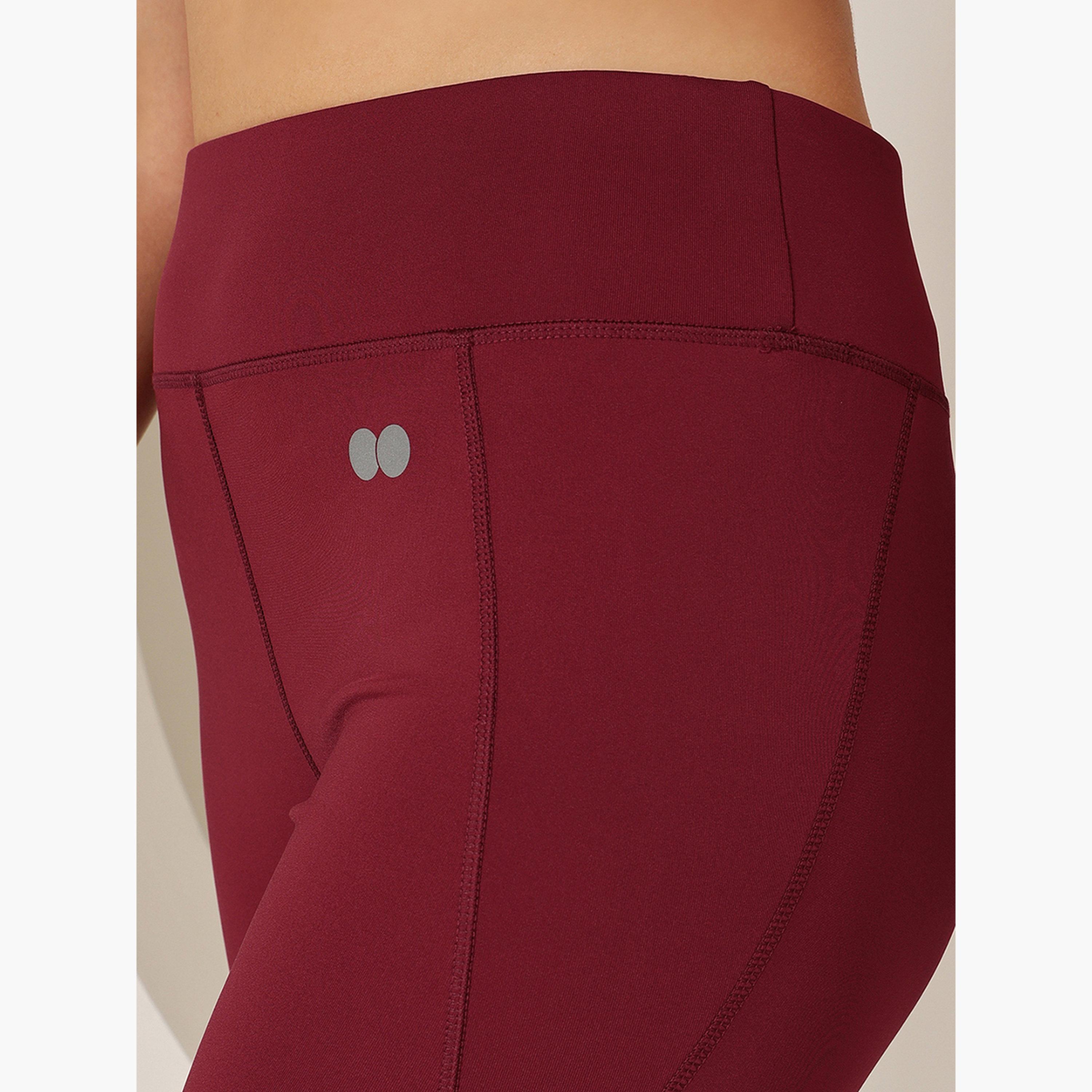 كلوفيا - فيزون (ليقنز) لون كستنائي مع جيب جانبي-women-clothing-bottoms-leggings-image-5