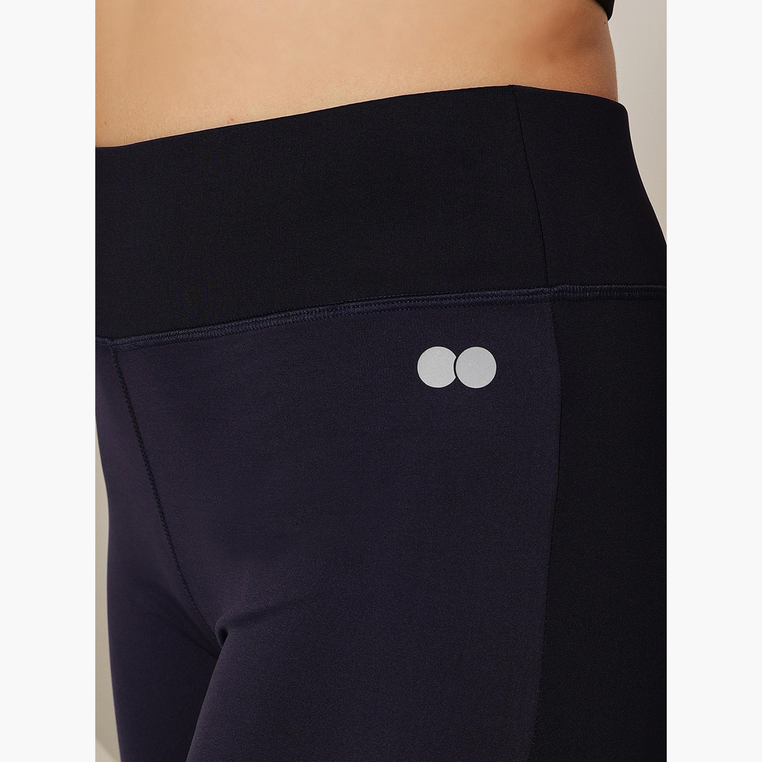 Clovia Women Navy Mesh Insert Active Tights-women-clothing-bottoms-leggings-image-4