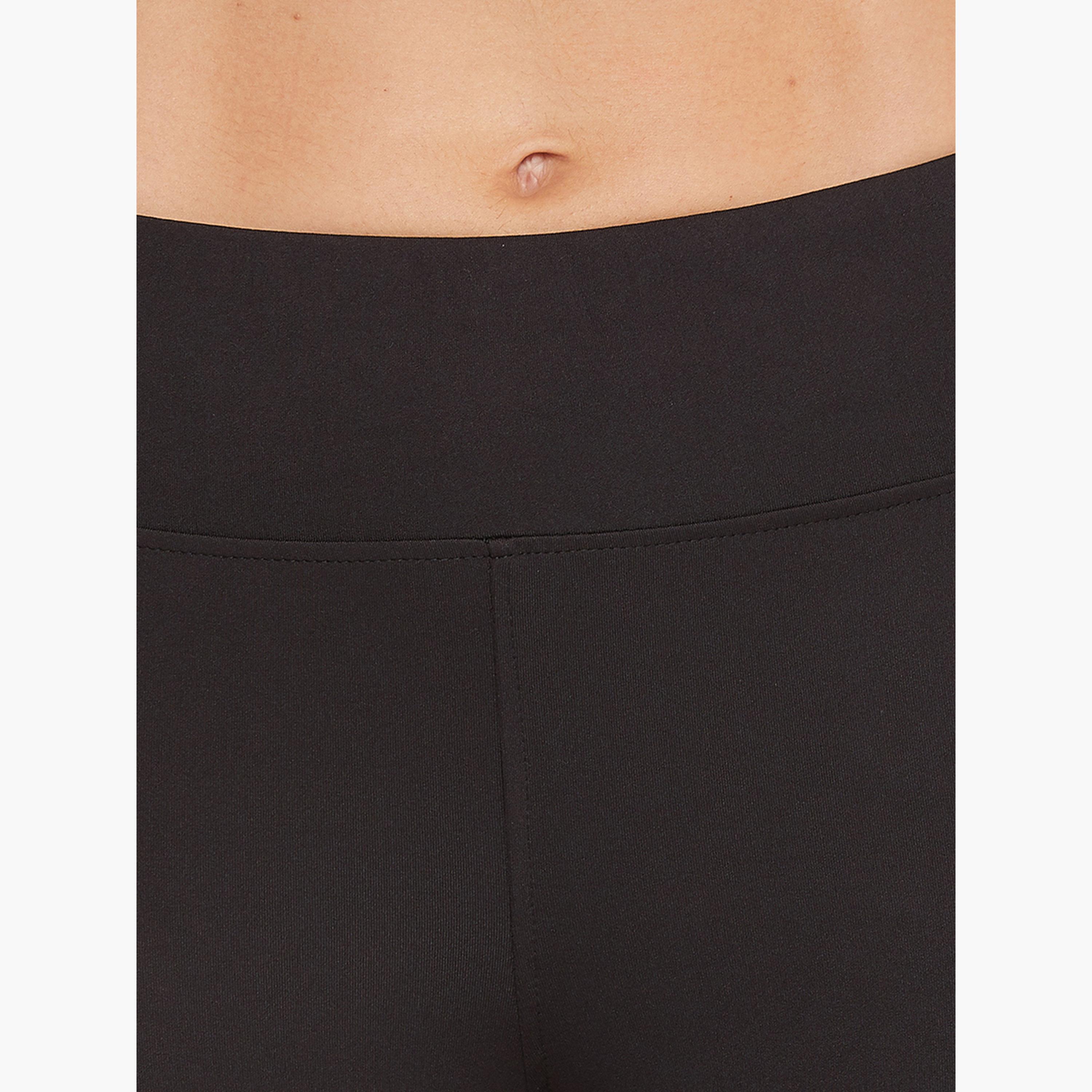 Clovia Women Black Mesh Insert Active Tights-women-clothing-bottoms-leggings-image-6