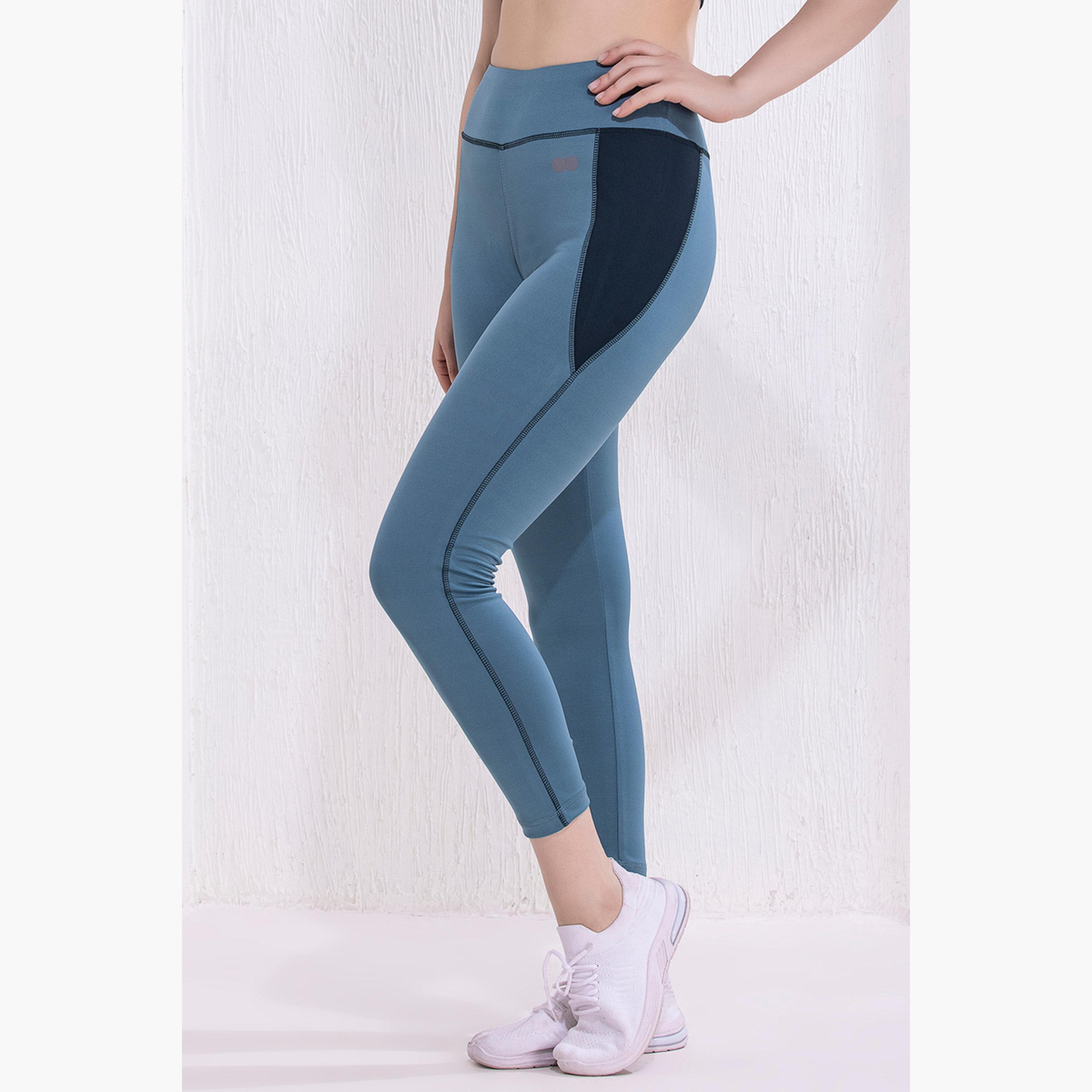تايتس رياضي أزرق فاتح بخصر متوسط وطول الكاحل-women-clothing-sportswearandactivewear-bottoms-leggings-image-3