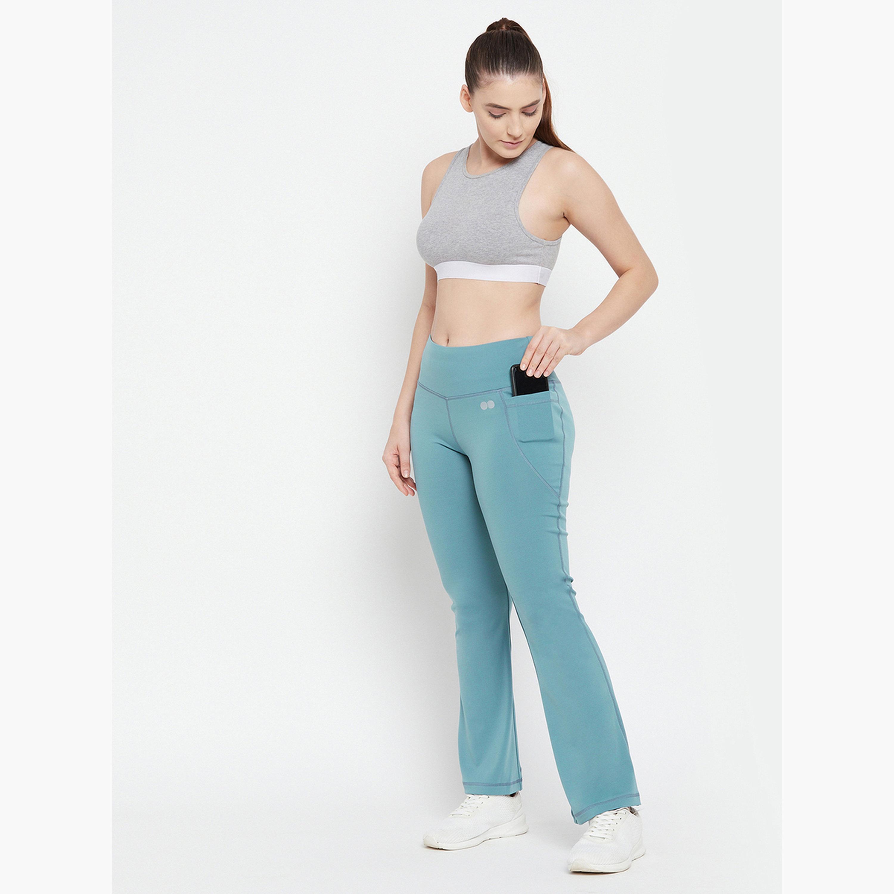 كلوفيا - بنطال يوغا مريح وواسع مع جيوب جانبية-women-clothing-sportswearandactivewear-bottoms-joggersandtrackpants-image-2