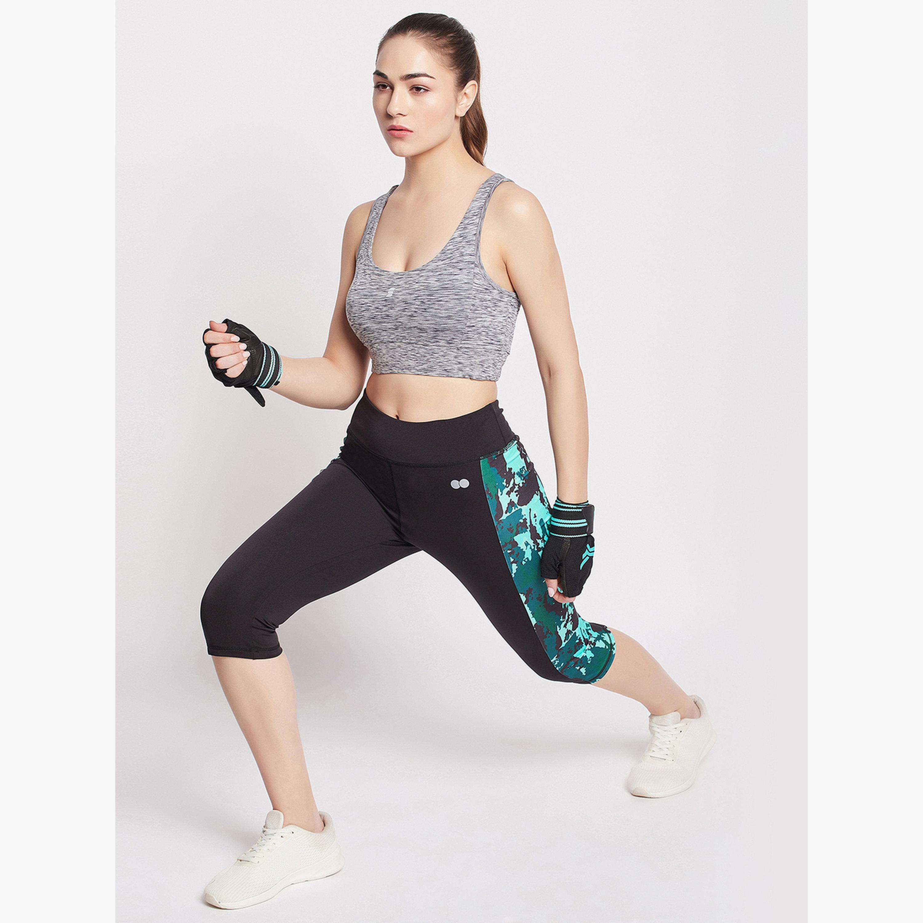 كلوفيا - بنطال كابري رياضي ضيق مع لوحة مطبوعة-women-clothing-sportswearandactivewear-bottoms-joggersandtrackpants-image-2
