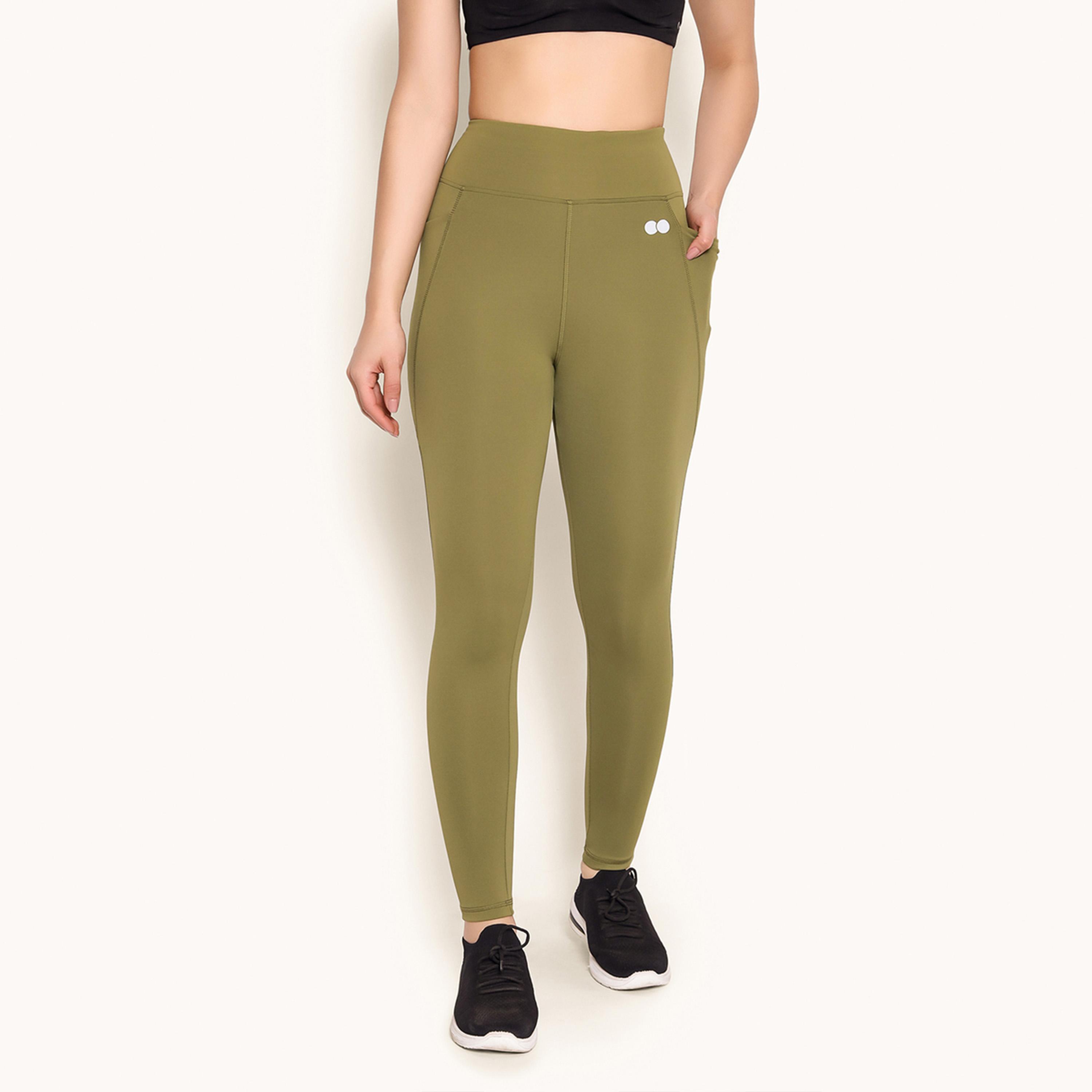 Clovia Women Snug Fit 4-Pocket Active Tights-women-clothing-bottoms-leggings-image-1