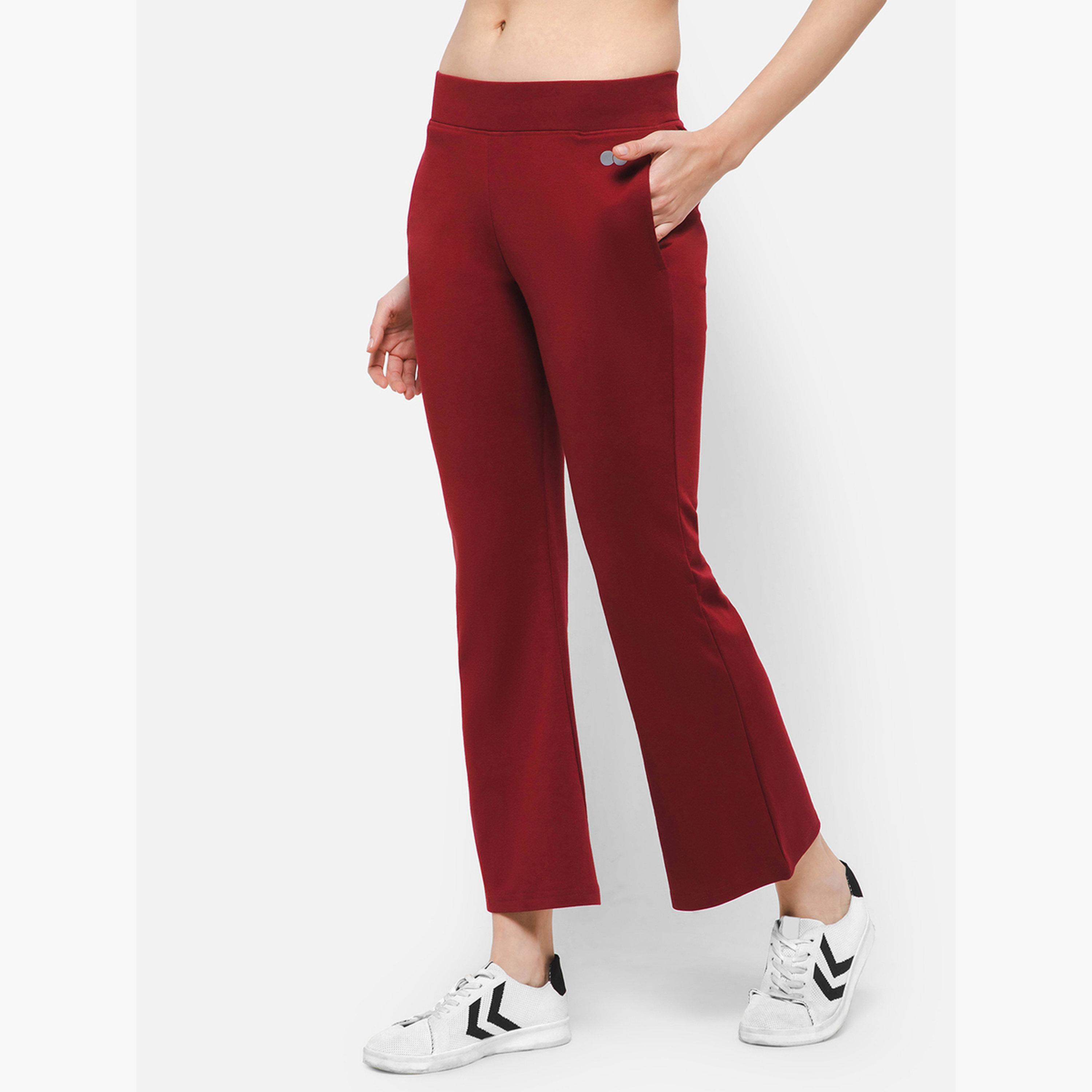 كلوفيا - بنطال يوغا مريح وواسع مع جيوب جانبية-women-clothing-sportswearandactivewear-bottoms-joggersandtrackpants-image-4