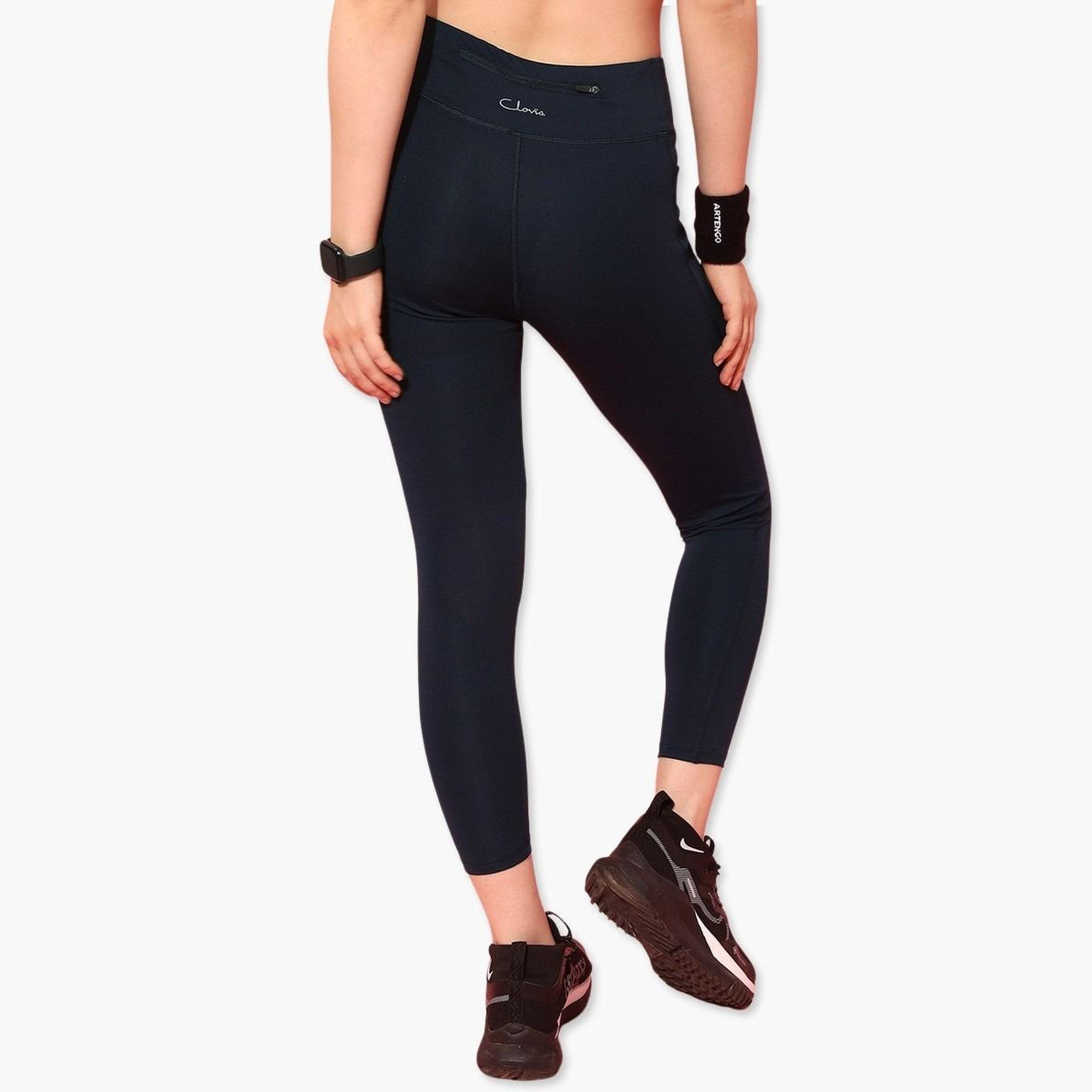 Clovia 4-Way Stretch Snug Fit Active Tights with Pockets-women-clothing-bottoms-leggings-image-1