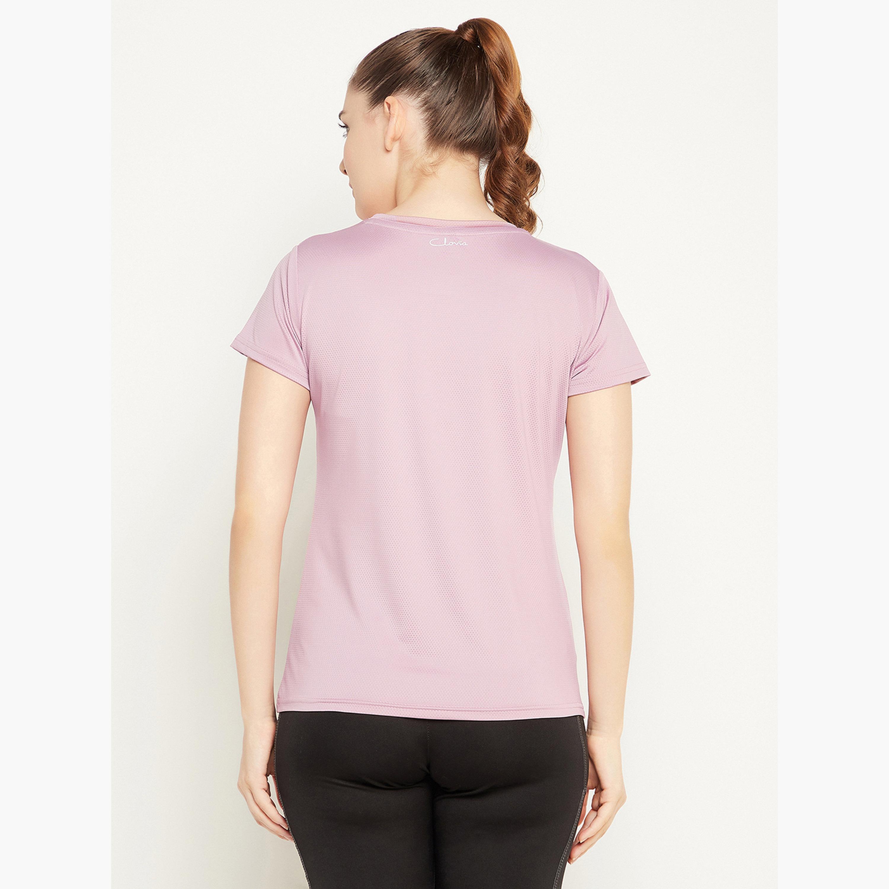 Clovia Comfort Fit Text Print Active T-Shirt-women-clothing-tshirts-image-6