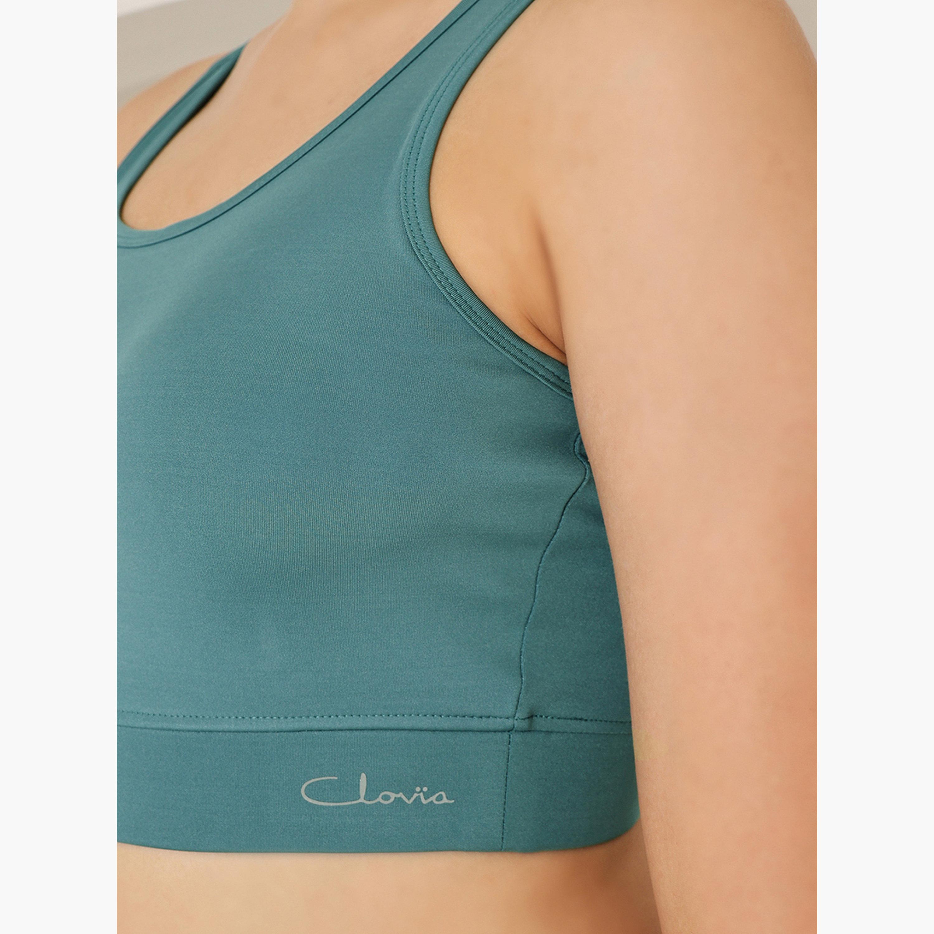 Clovia Medium Impact Padded Sports Bra with Racerback-women-clothing-sportswearandactivewear-sportsbras-image-5