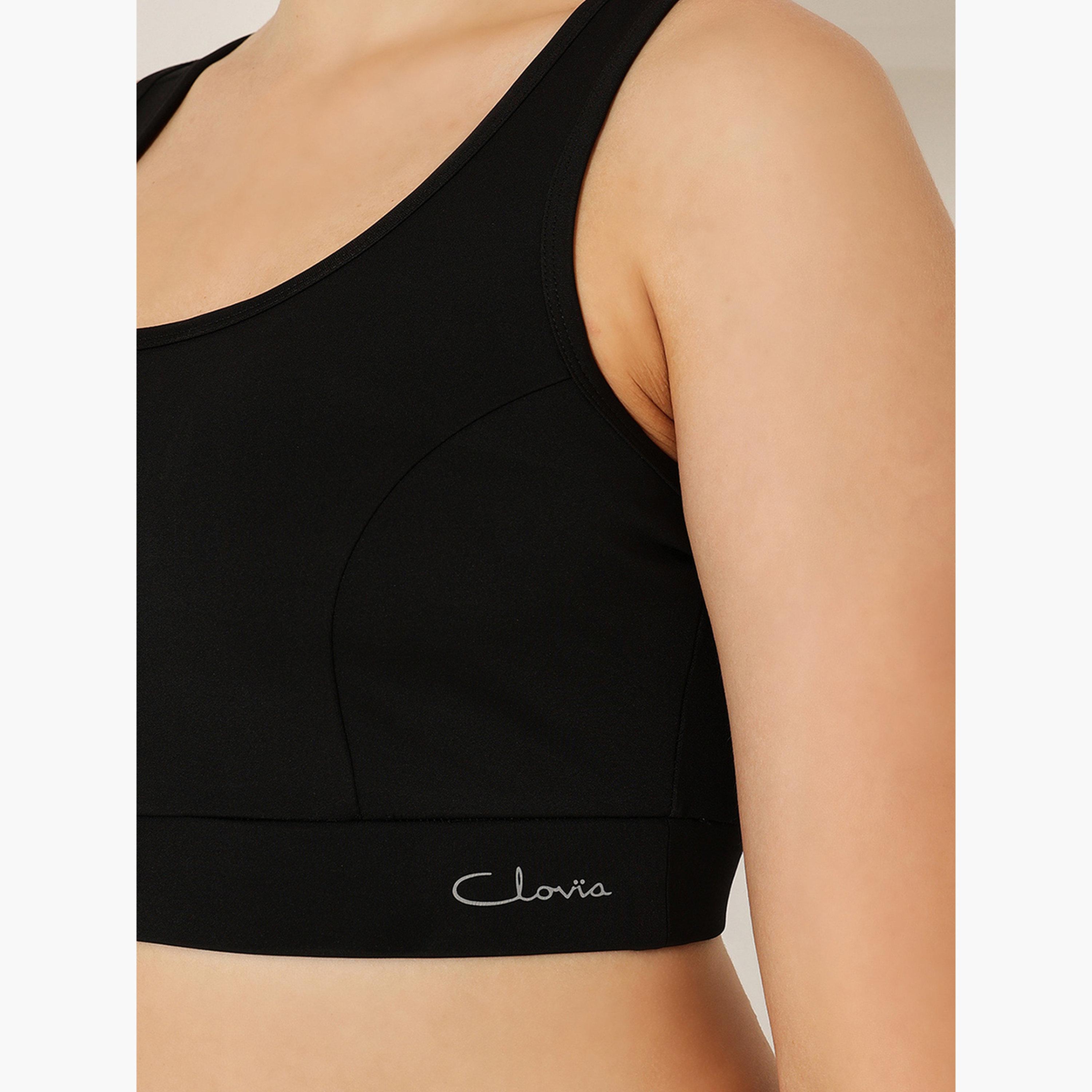 Clovia Medium Impact Padded Racerback Sports Bra-sports-women-clothing-sportsbras-image-5