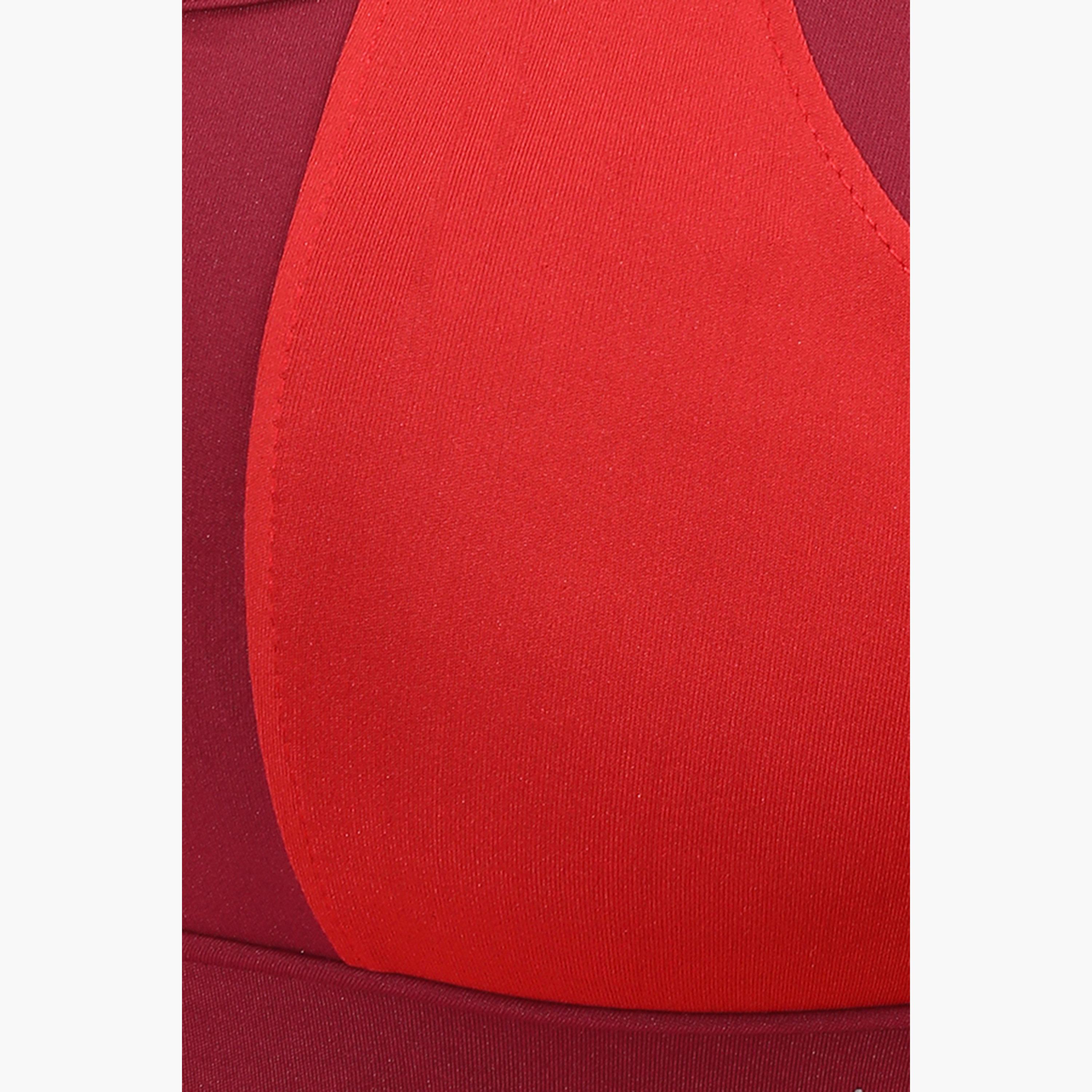 Clovia Medium Impact Padded Color Block Racerback Sports Bra-sports-women-clothing-sportsbras-image-5