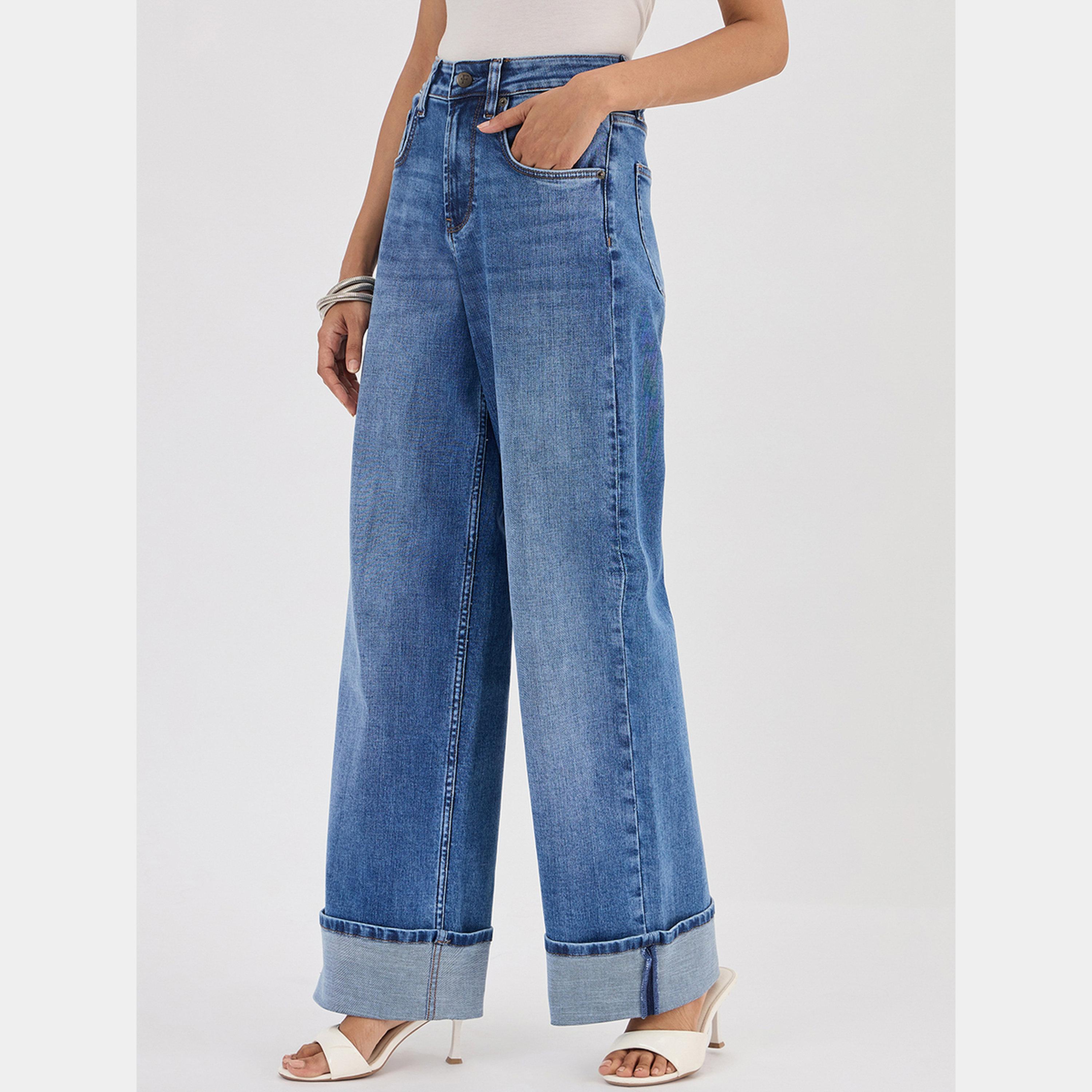 Femmella Blue Mid-Rise Wide Leg Jeans-women-clothing-bottoms-jeans-image-5