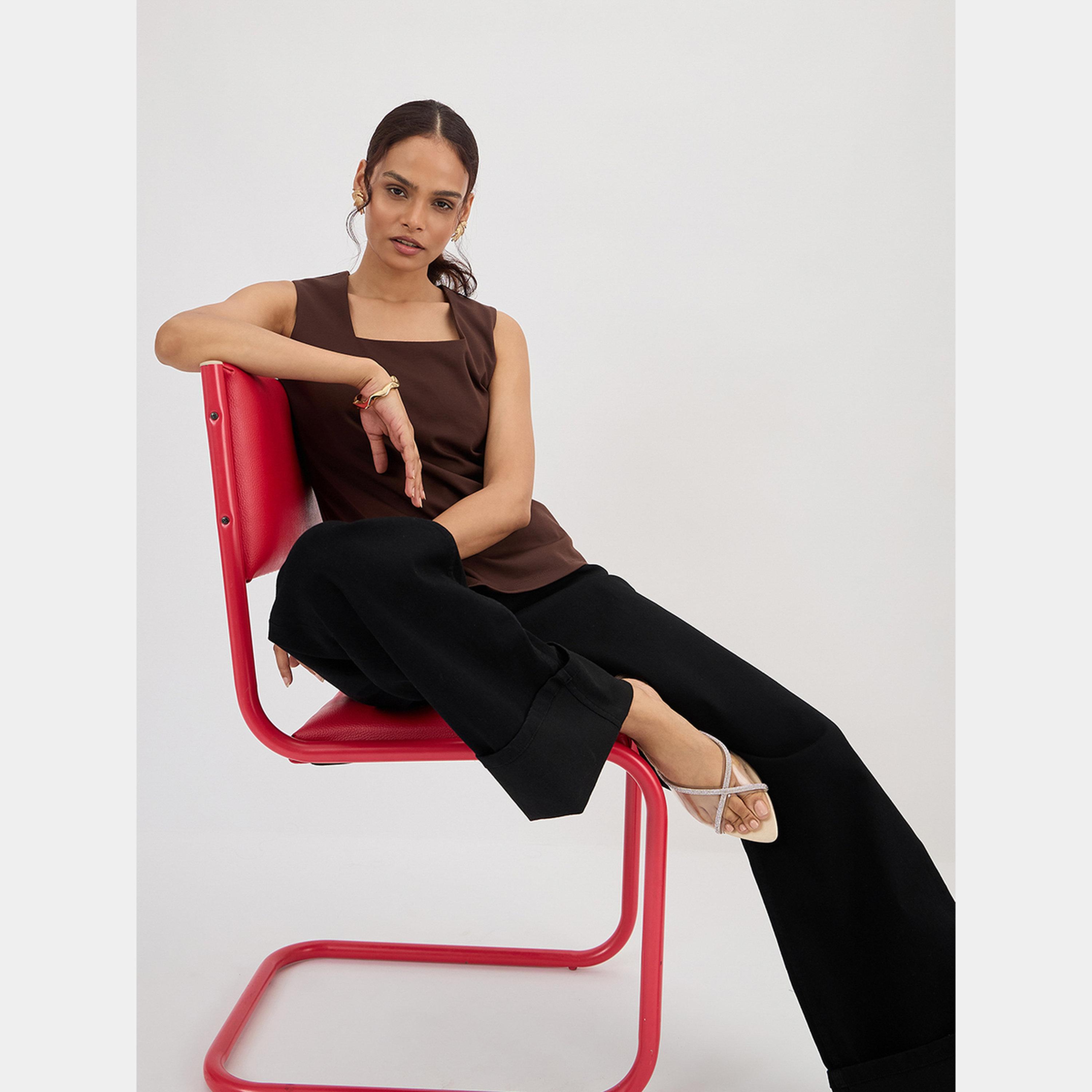 فيميلا - بنطال جينز أسود متوسط ​​الارتفاع وواسع الساق-women-clothing-bottoms-jeans-image-6