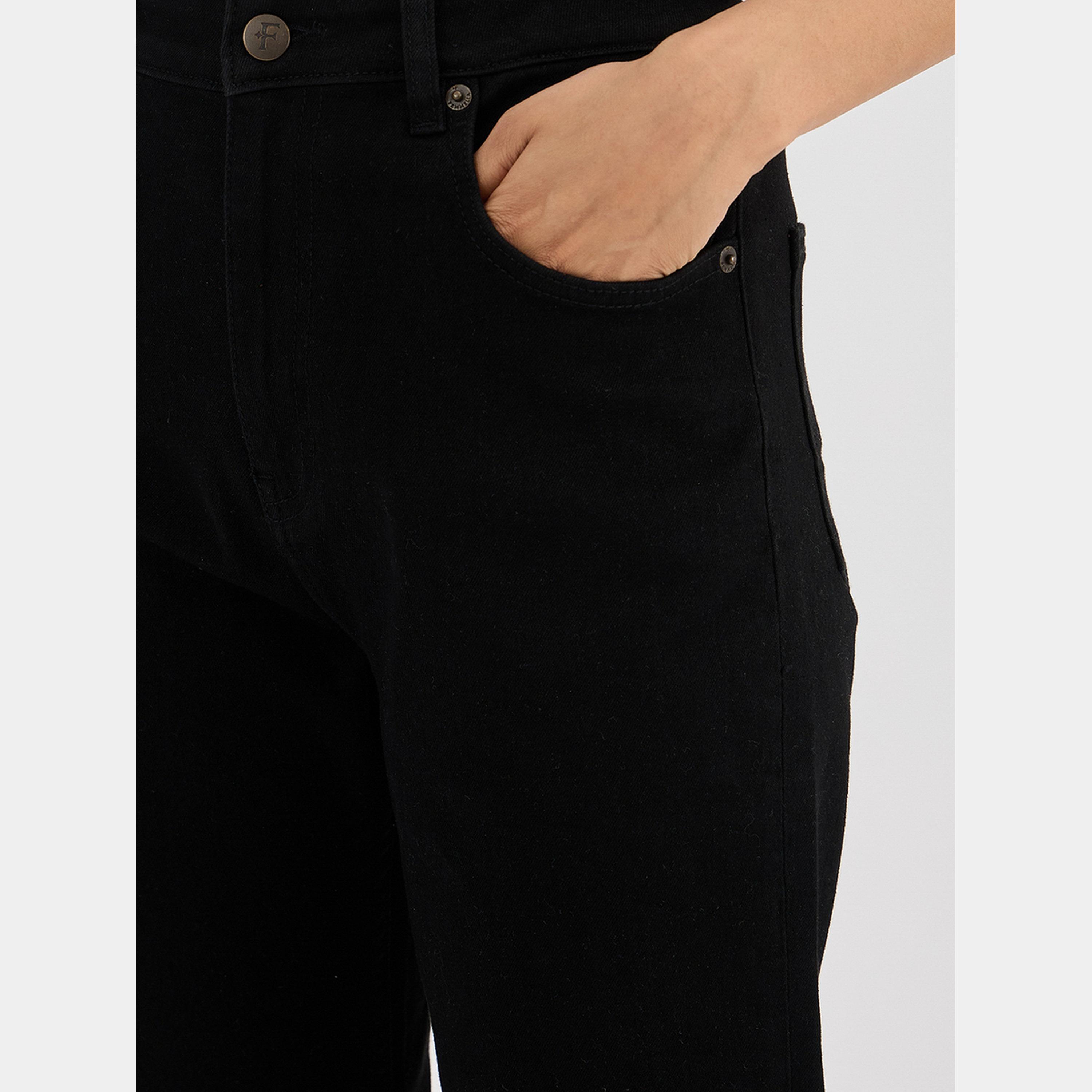 Femmella Black Mid-Rise Bootcut Jeans-women-clothing-bottoms-jeans-image-4