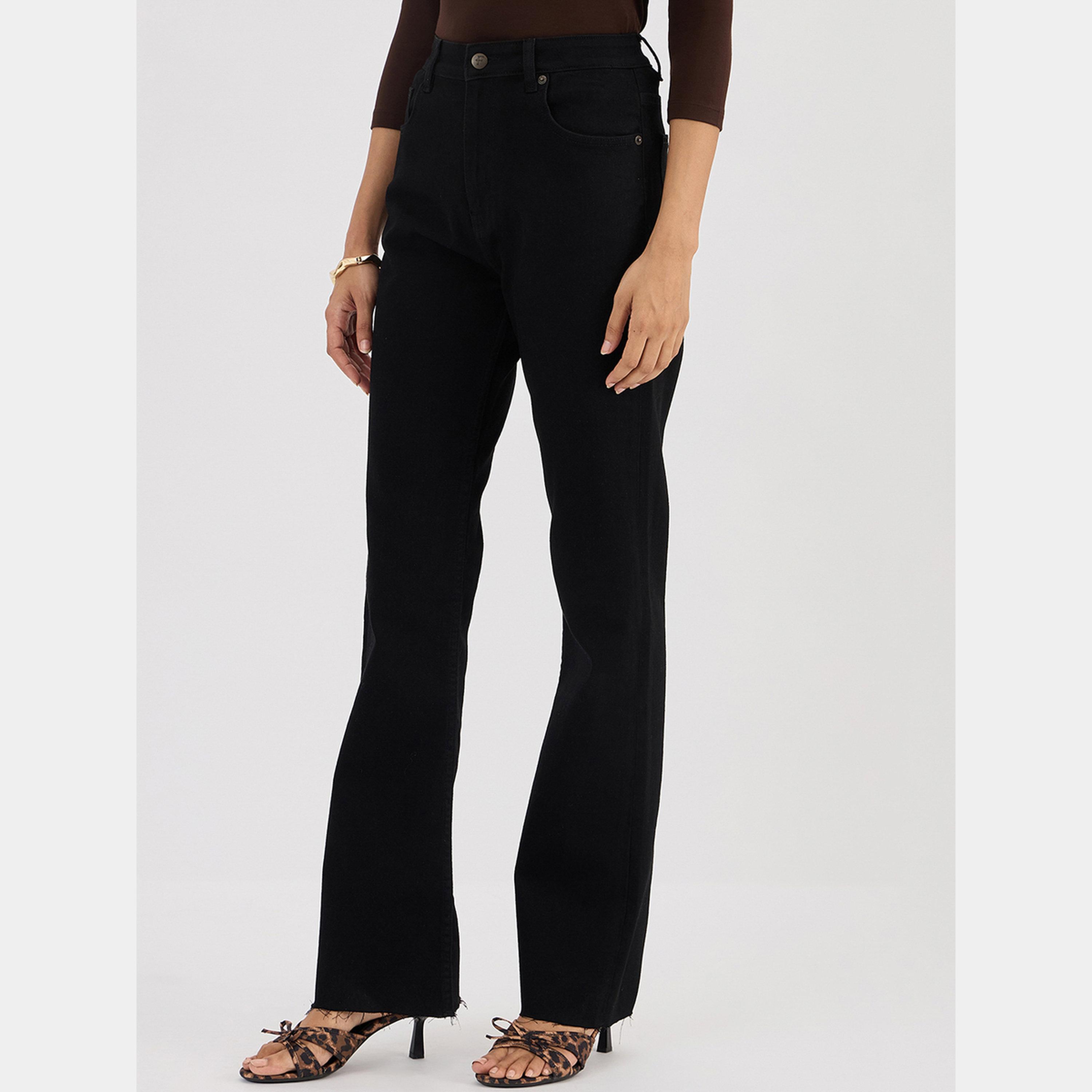 Femmella Black Mid-Rise Bootcut Jeans-women-clothing-bottoms-jeans-image-5