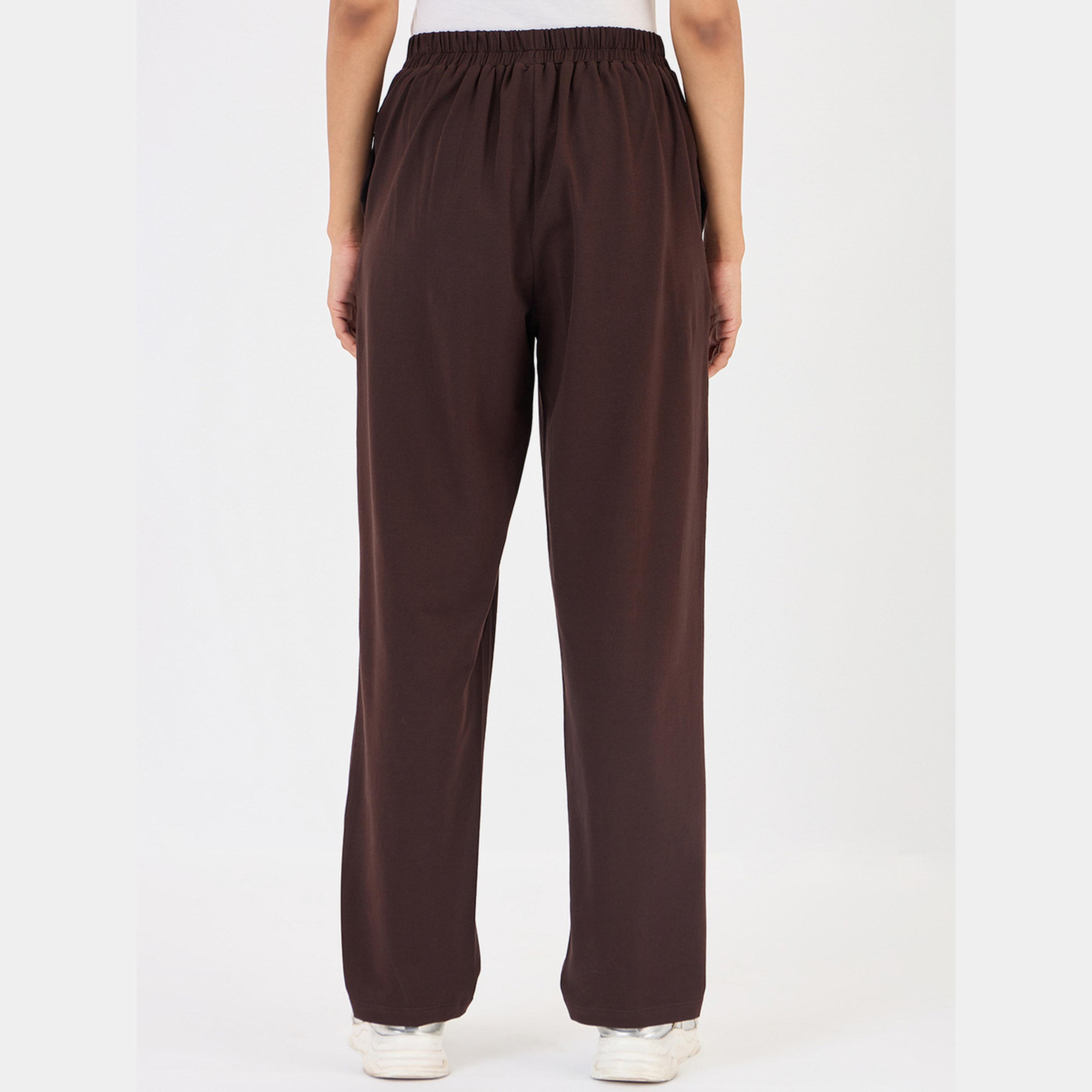 فيميلا - بنطال نسائي بني مريح-women-clothing-bottoms-trousers-image-5