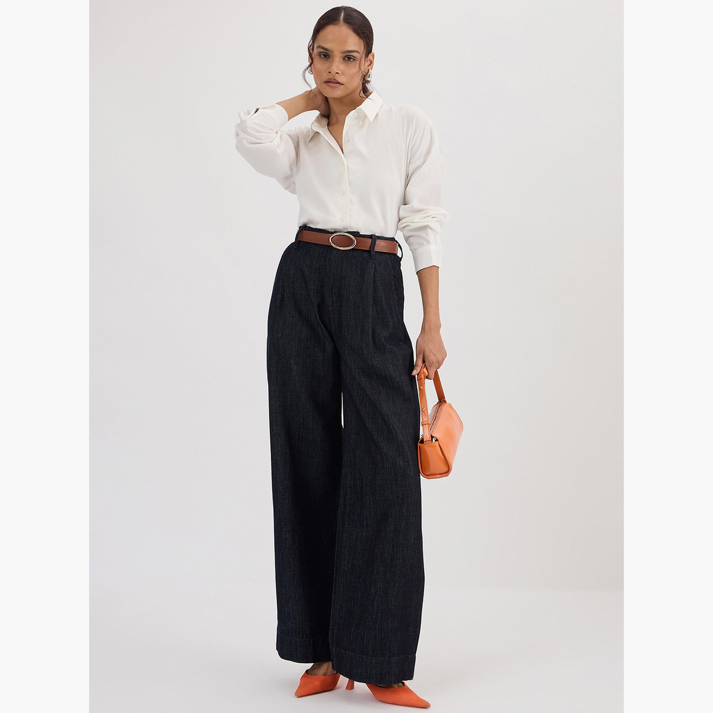 فيميلا - قميص قطني أبيض بأزرار خلفية-women-clothing-shirtsandblouses-shirts-image-2