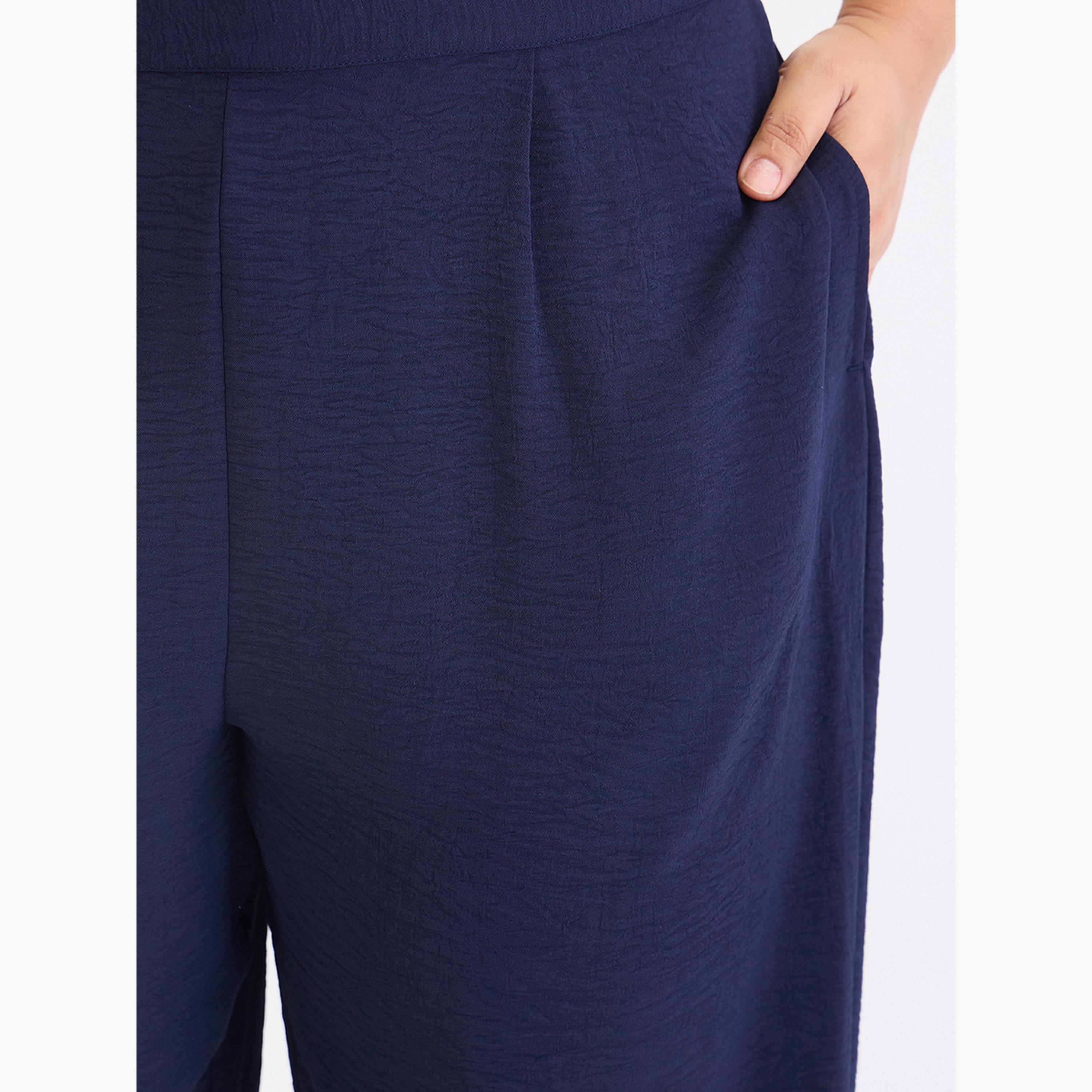 فيميلا - قميص بأكمام كيمونو وبنطال بمقاس واسع-women-clothing-coordsets-image-4