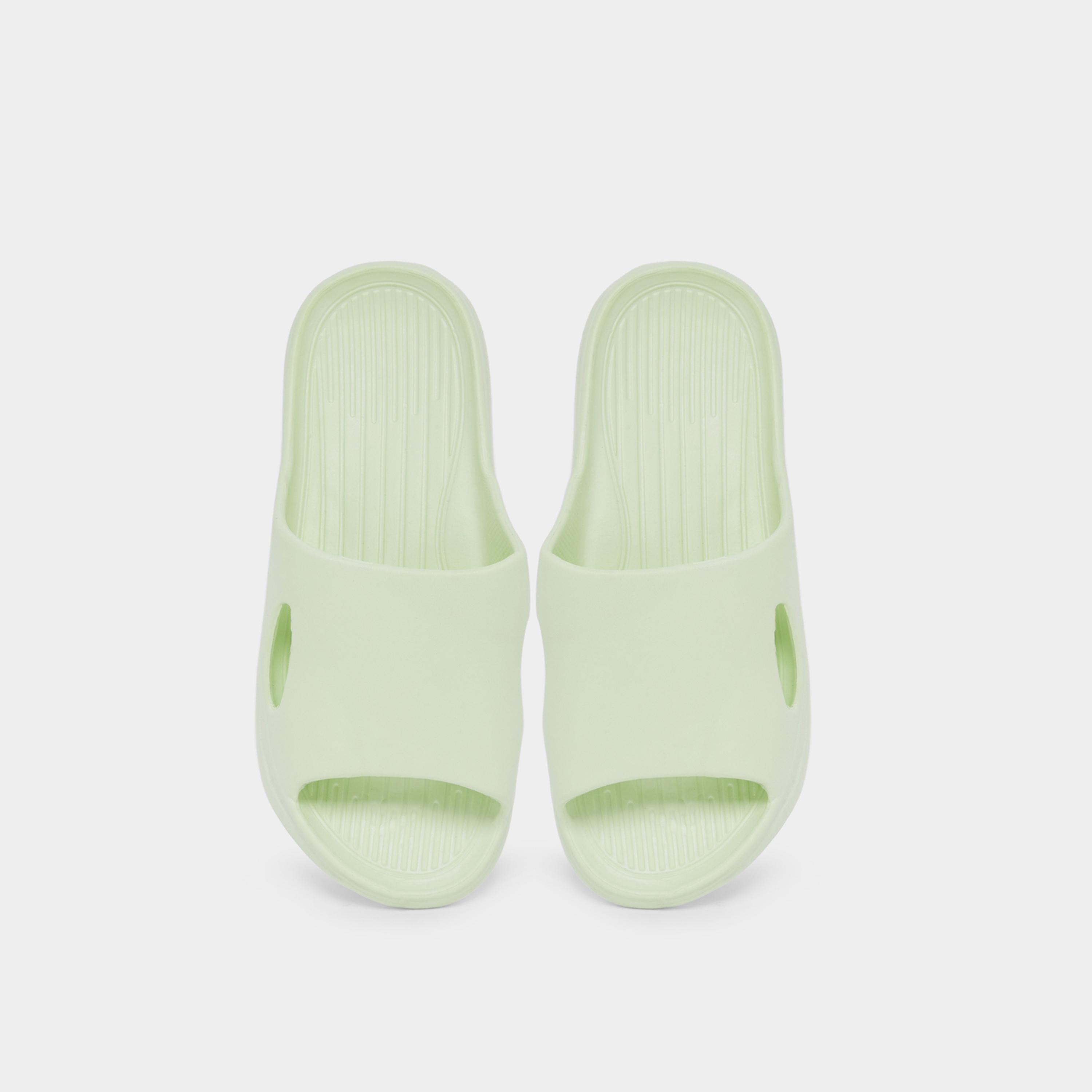 Styli Women Green Comfort Slides-women-shoes-flats-slides-image-5