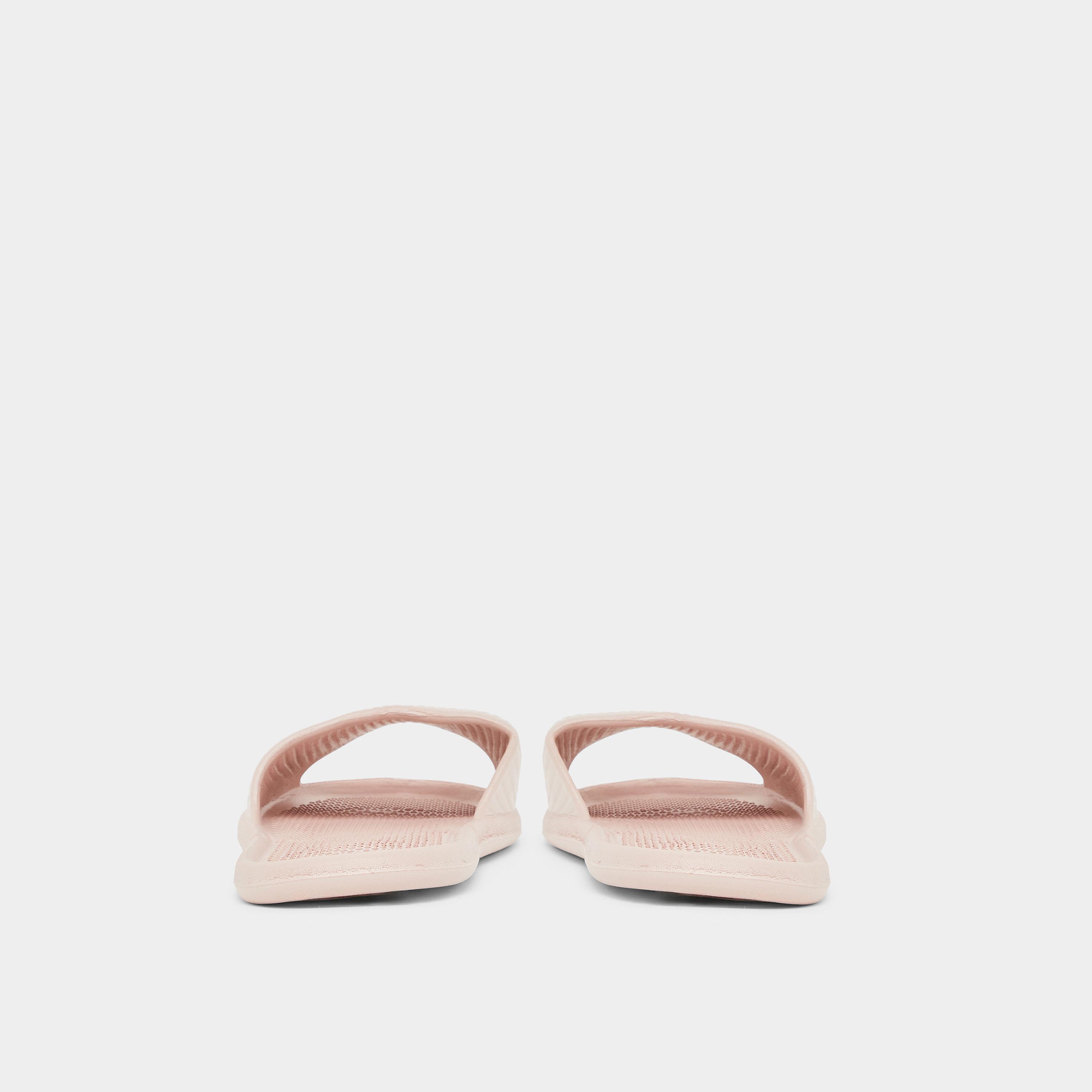Styli Women Light Pink Textured Slides-women-shoes-flats-slides-image-4