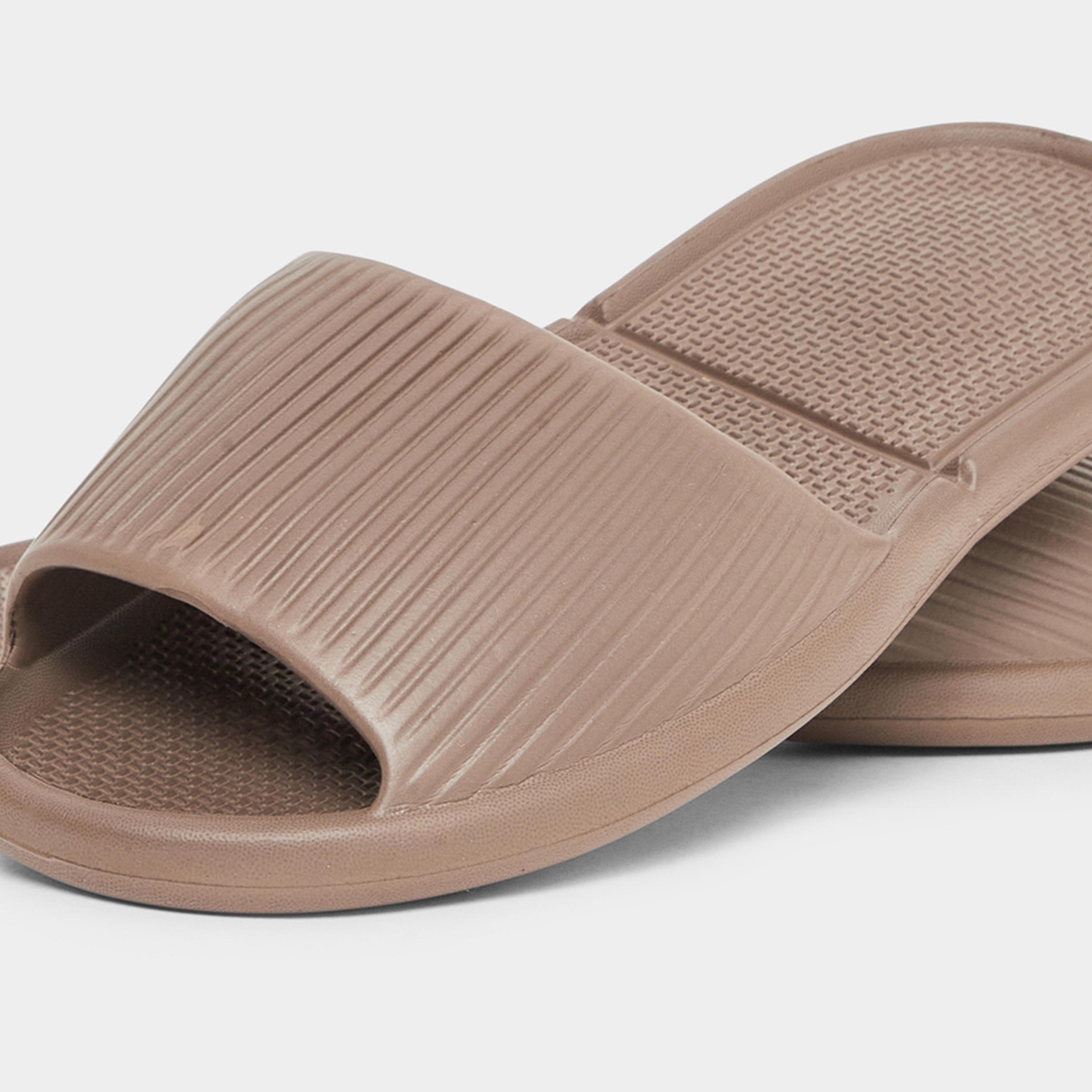 ستايلي - شبشب بنية اللون للنساء-women-shoes-flats-slides-image-4