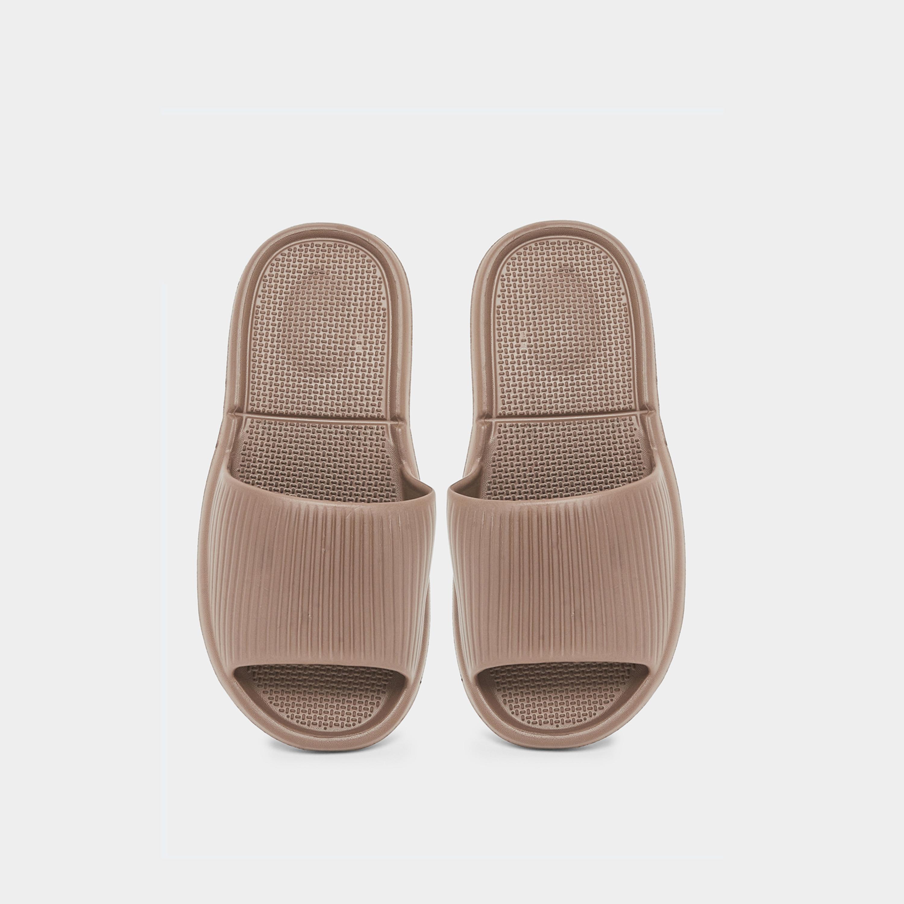 ستايلي - شبشب بنية اللون للنساء-women-shoes-flats-slides-image-5