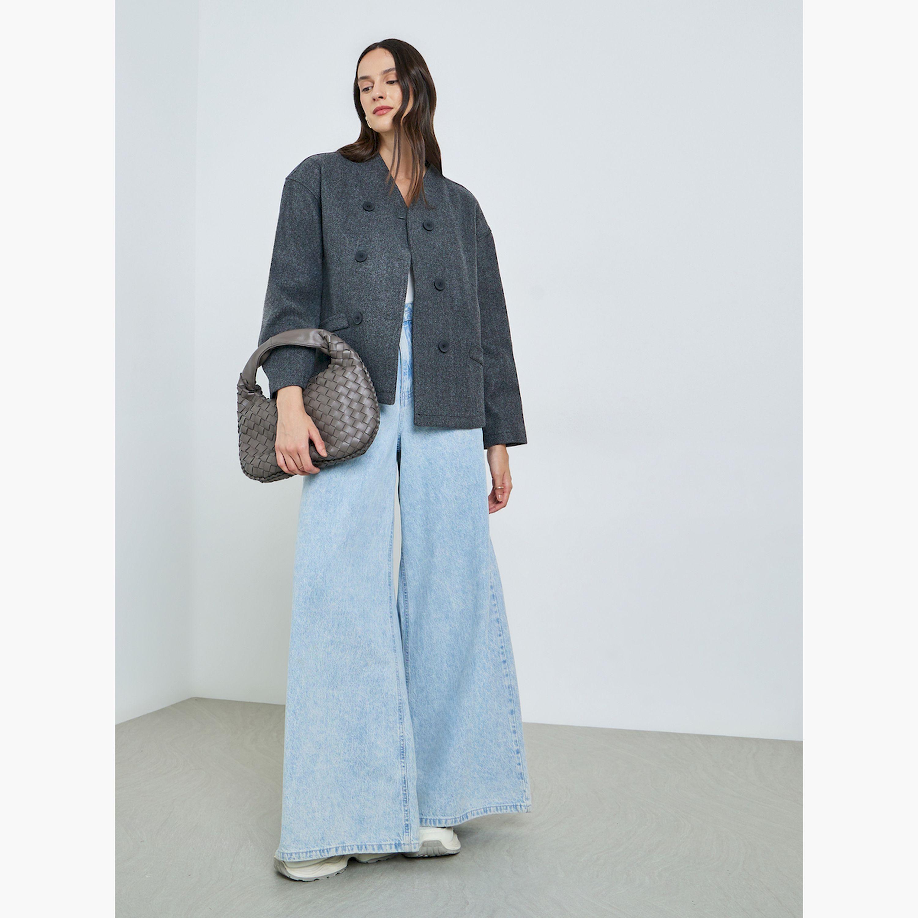 Take Two Women's Solid double-breasted Coat-women-clothing-coatsandjackets-coats-image-2