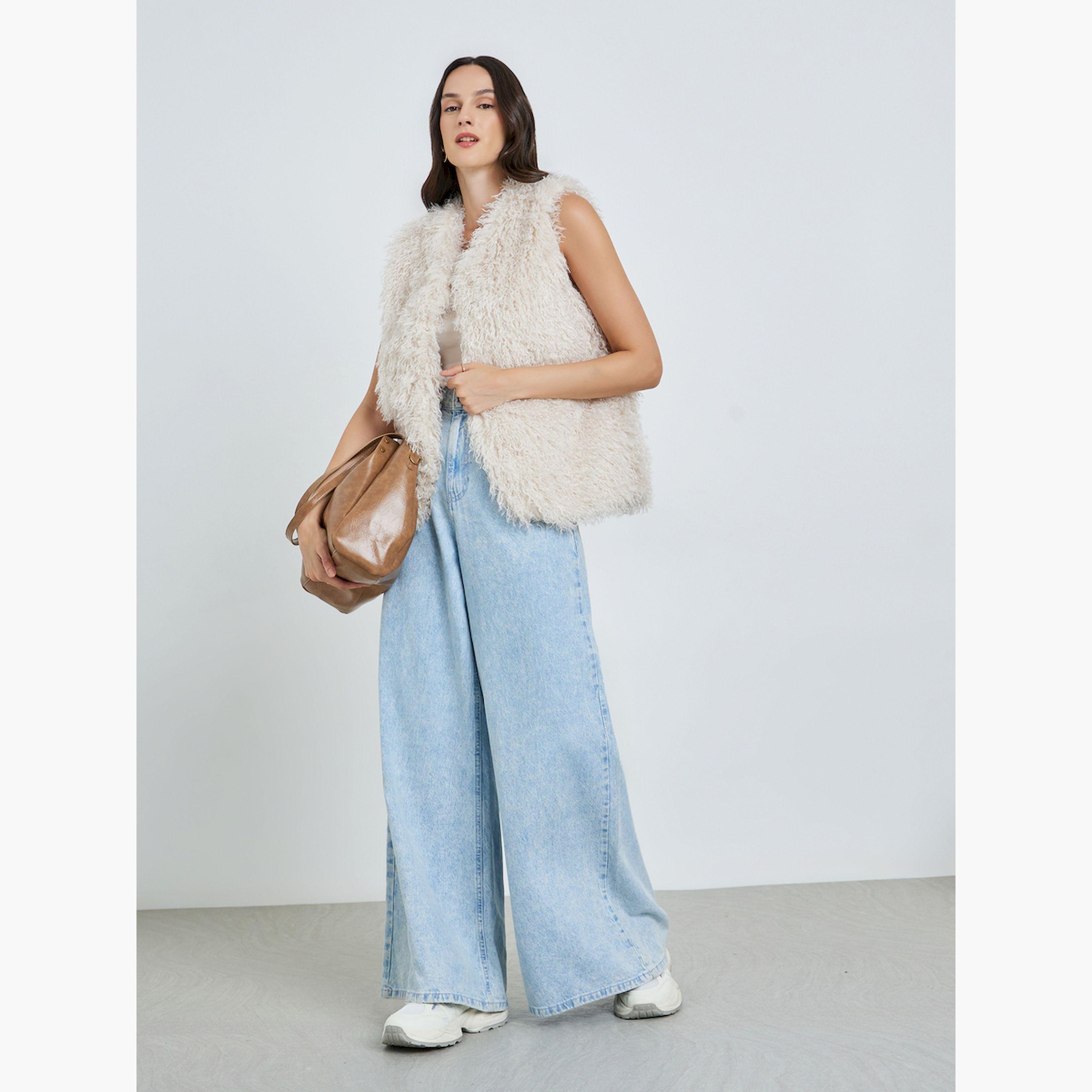 Take Two Women's Solid Sleeveless Fake Fur Coat-women-winterwear-coatsandjackets-jackets-image-2