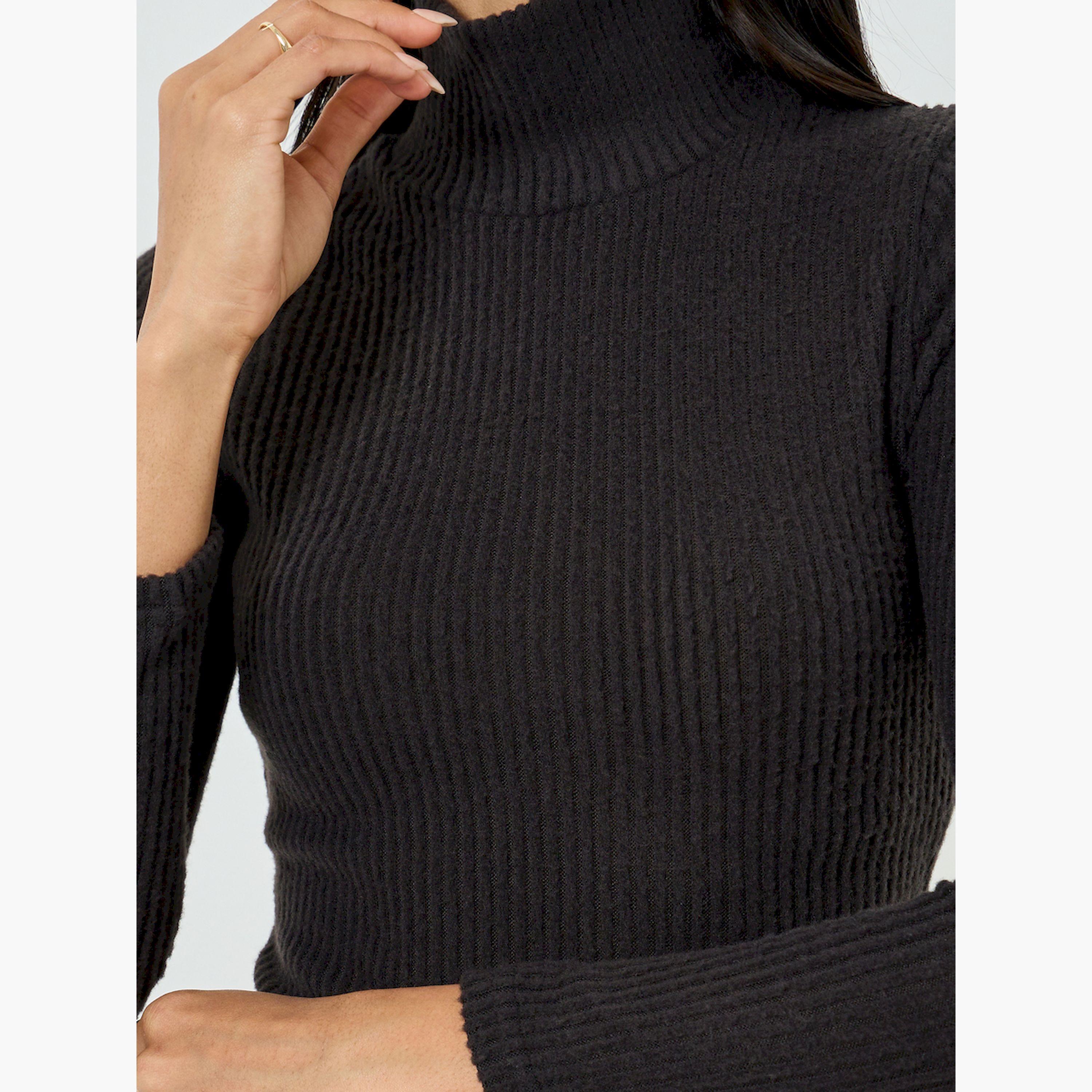 تيك تو × ستايلي - فستان قصير أسود ضيق مضلع-women-clothing-dresses-image-4
